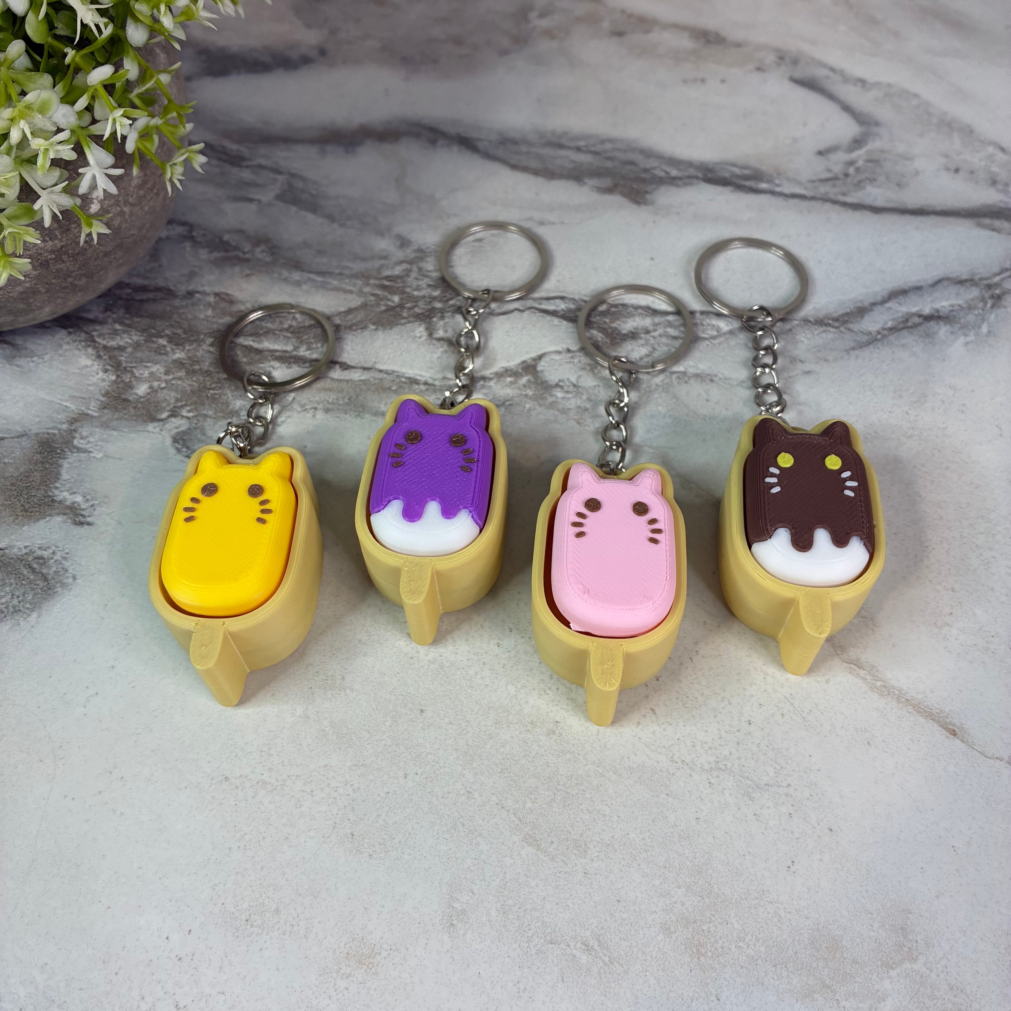 Keychain Clicker Toy - Cat