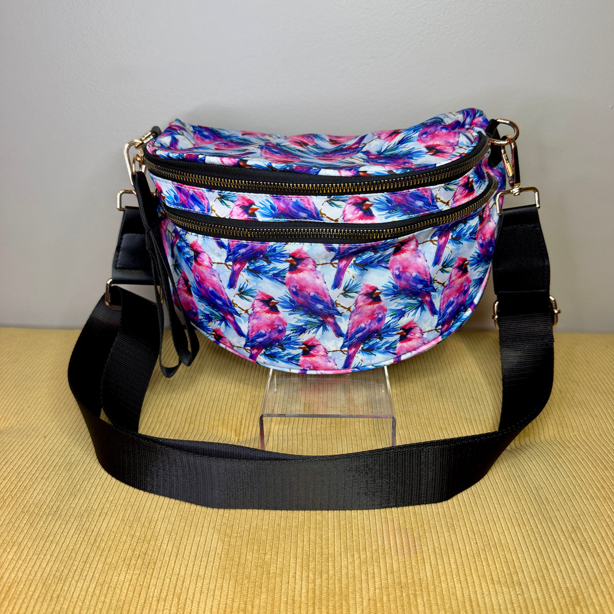 The Roni Nylon Crossbody - Cardinal