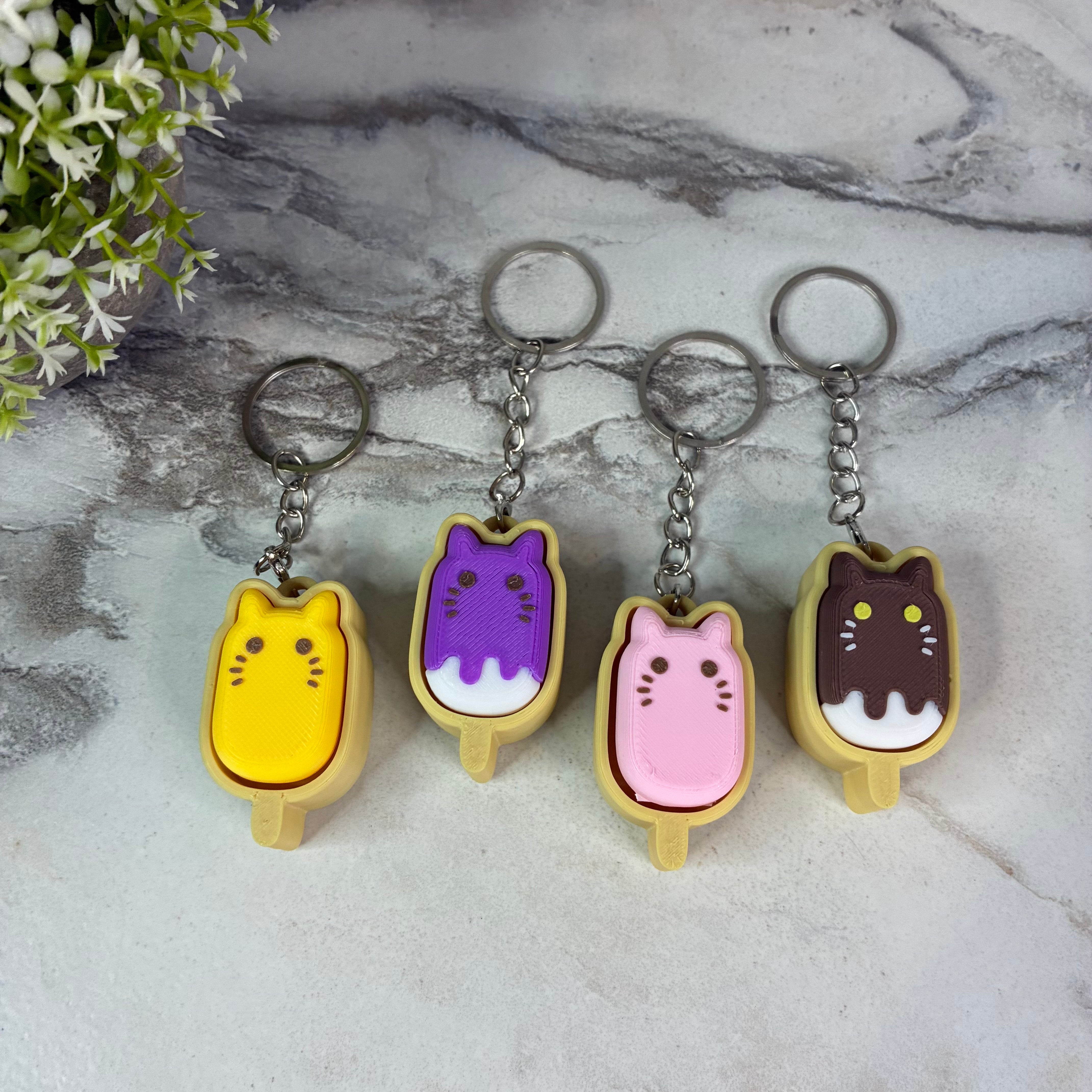 Keychain Clicker Toy - Cat