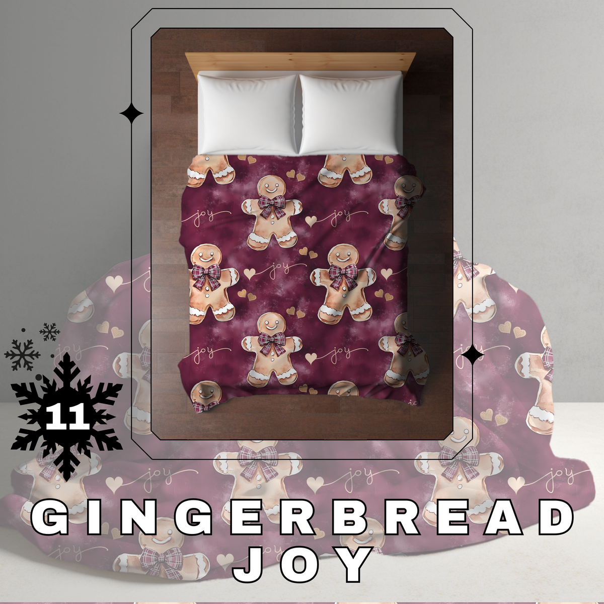 Blanket Christmas #11 - Gingerbread Joy - PREORDER