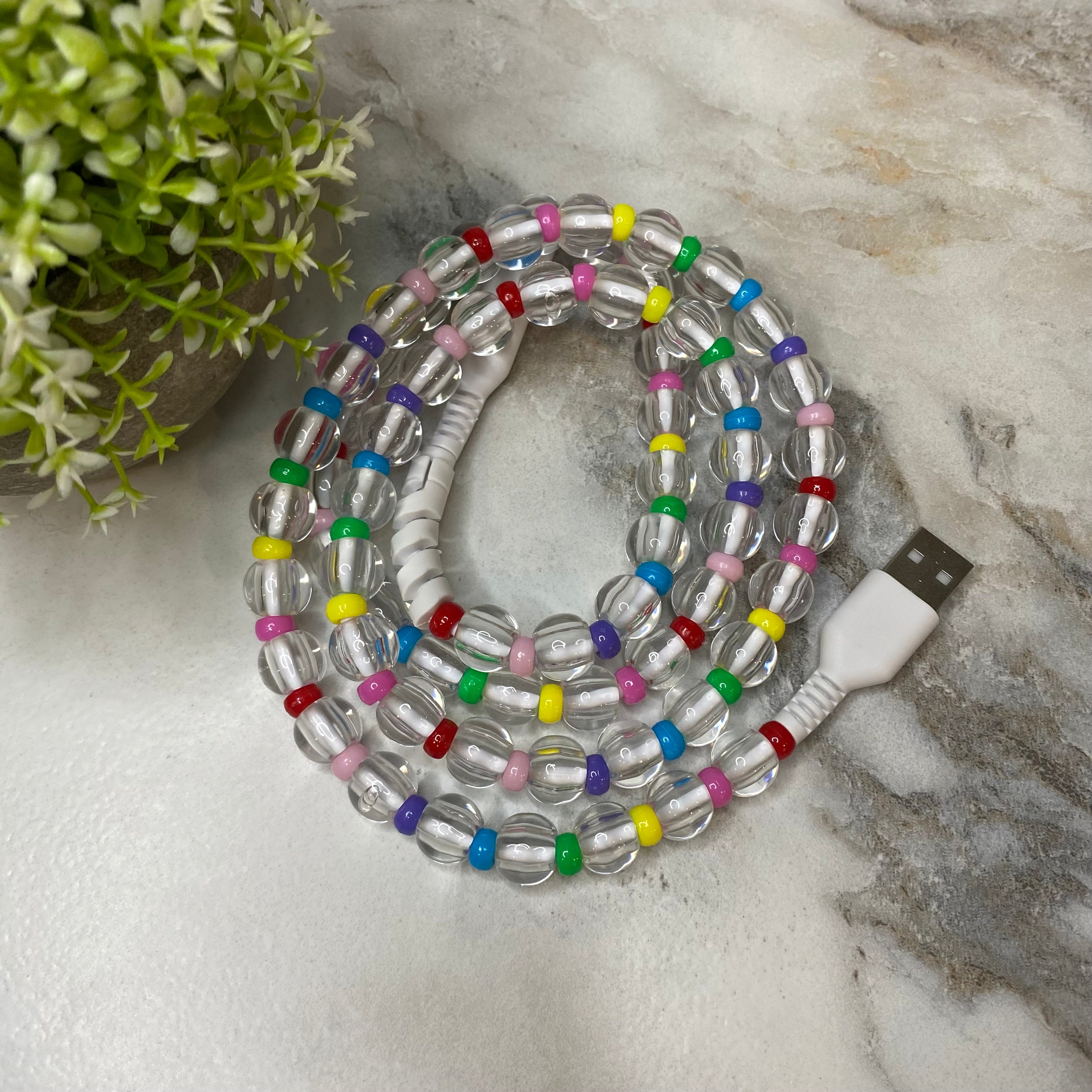 Charging Charger Cord - Beaded #2