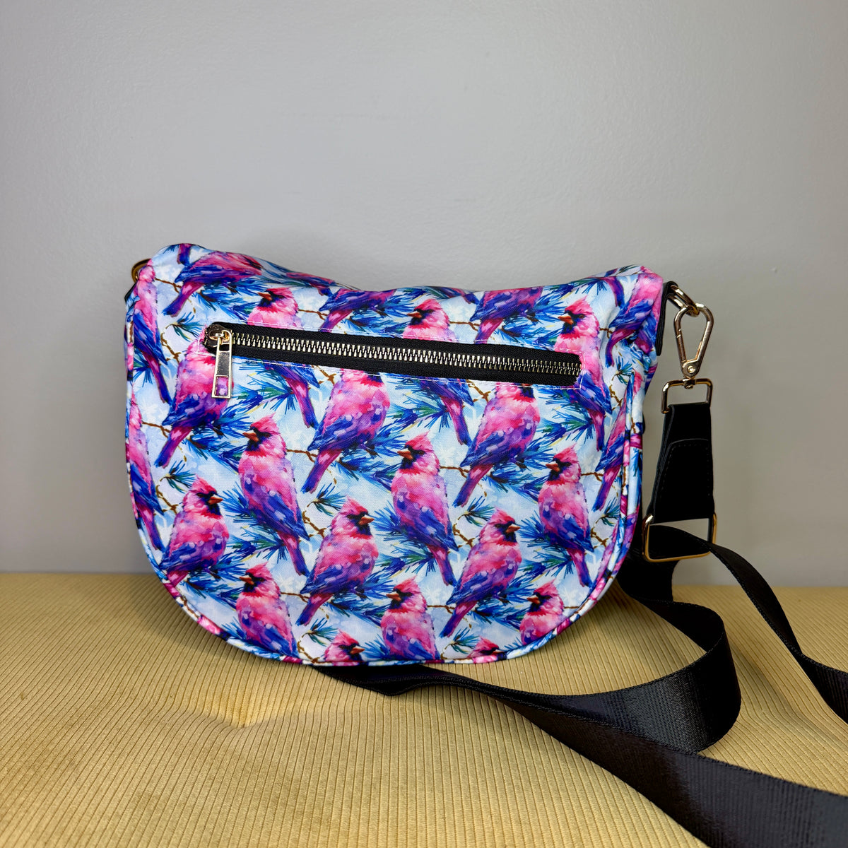 The Roni Nylon Crossbody - Cardinal