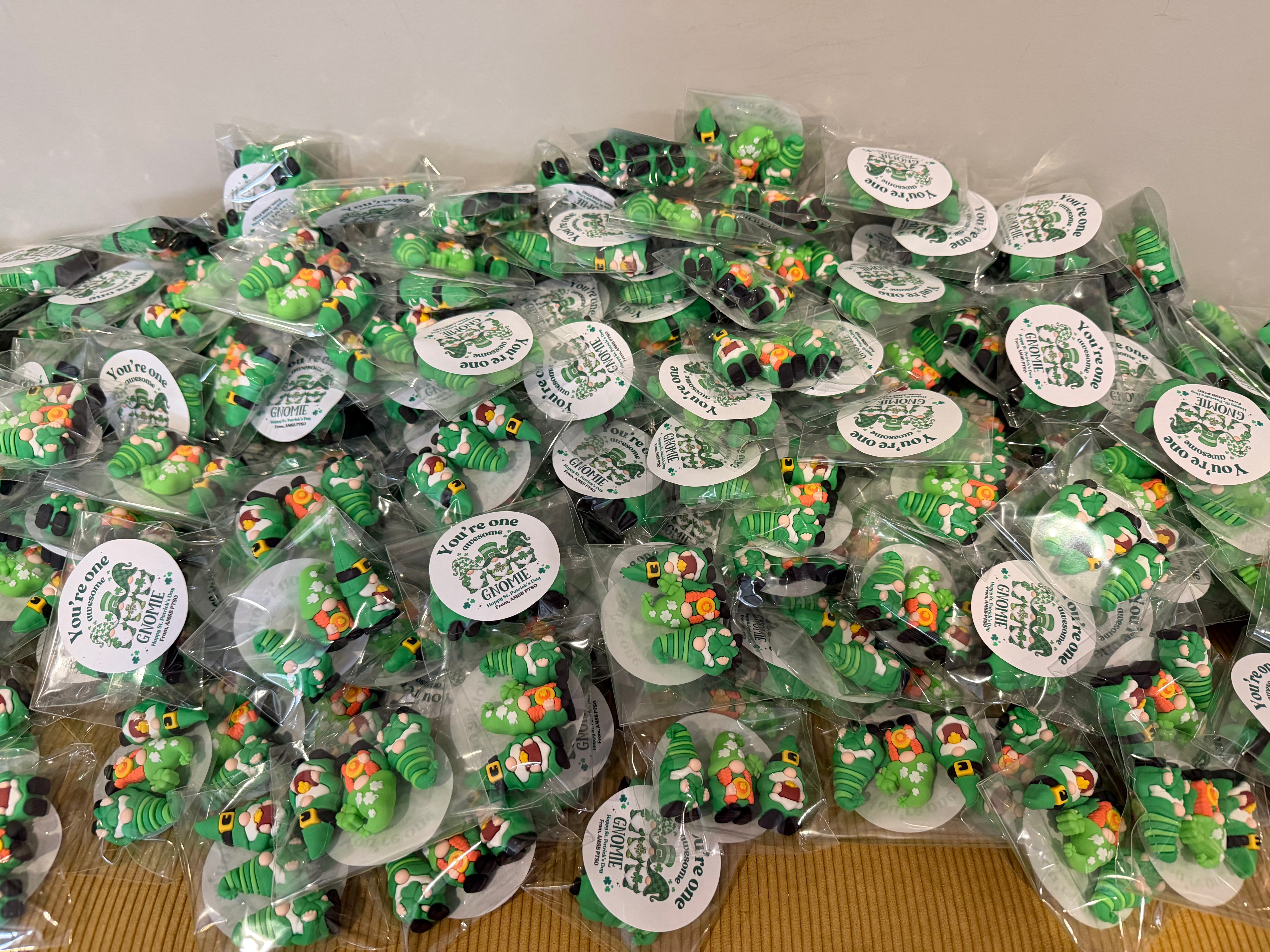 Gnome Figurines  - St. Patrick’s Day Individual Assortment (3 pack)