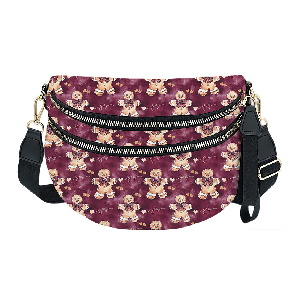 The Roni Nylon Crossbody - Christmas - Gingerbread Joy