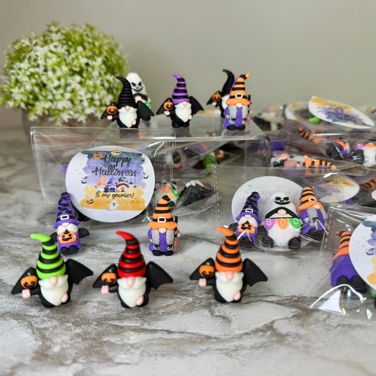 Gnome Figurines  - Halloween Assortment (3 pack) - 20% off Sticker