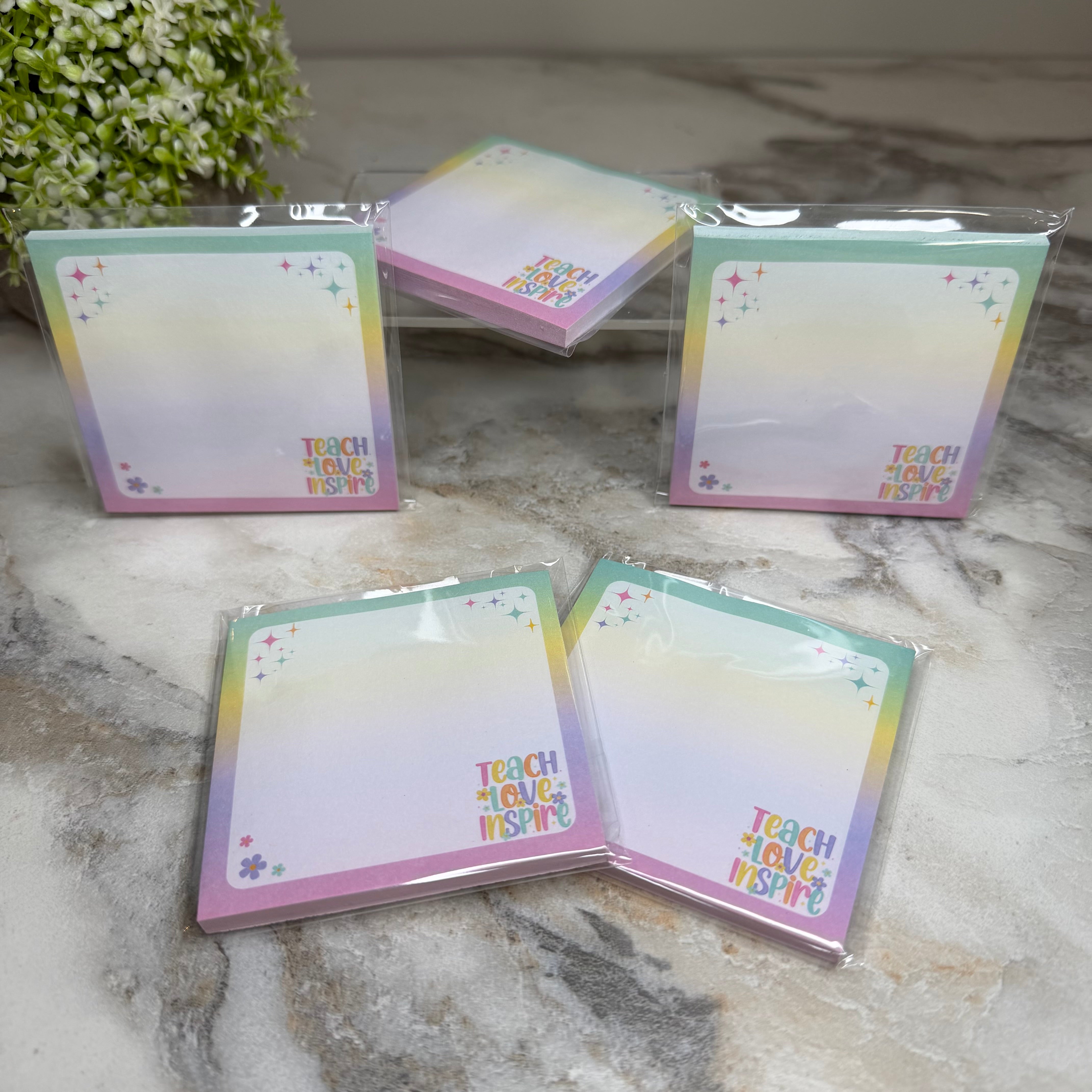 The Sticky Note Collection - Teach Teacher Love Inspire