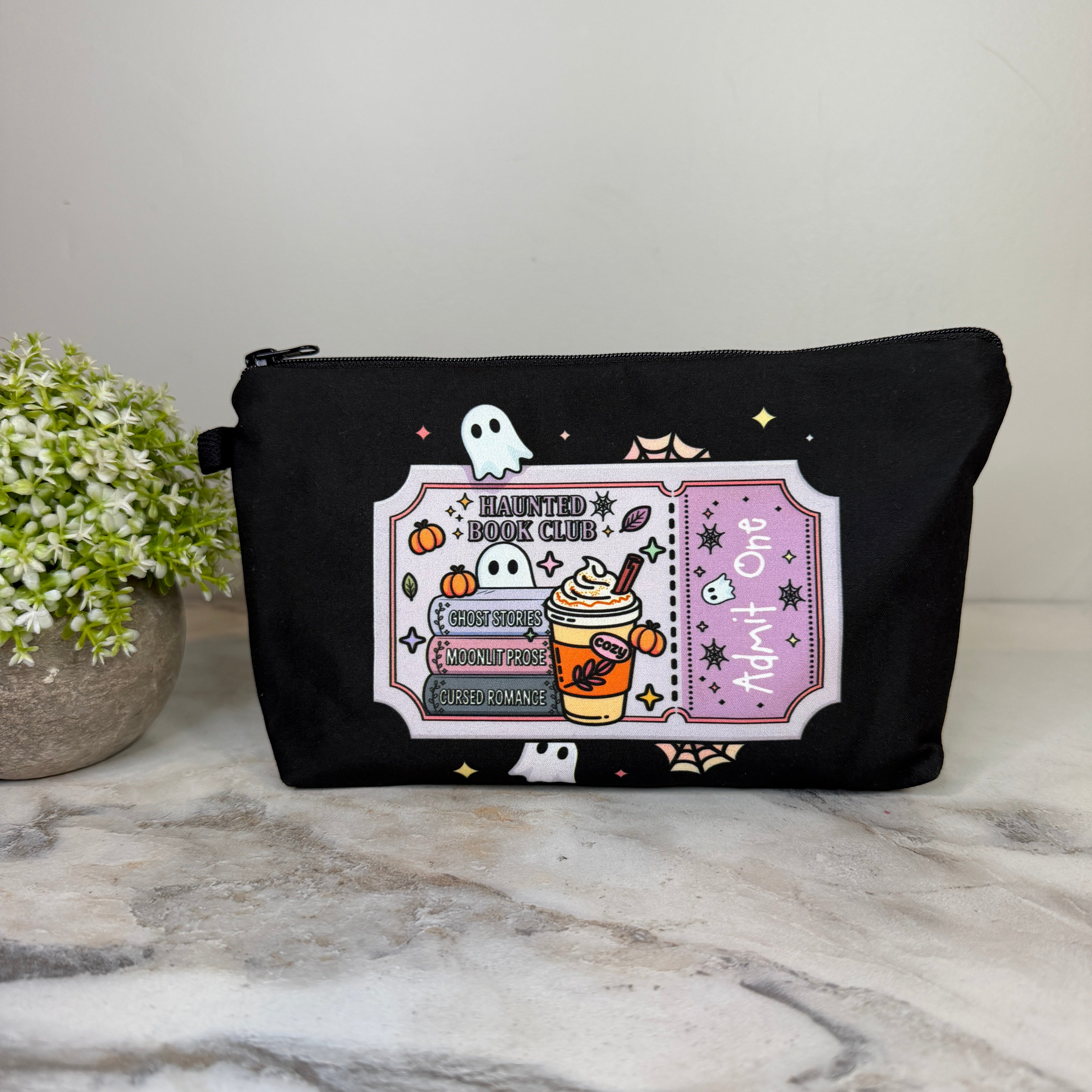 Pouch - Halloween Fall - Haunted Book Club