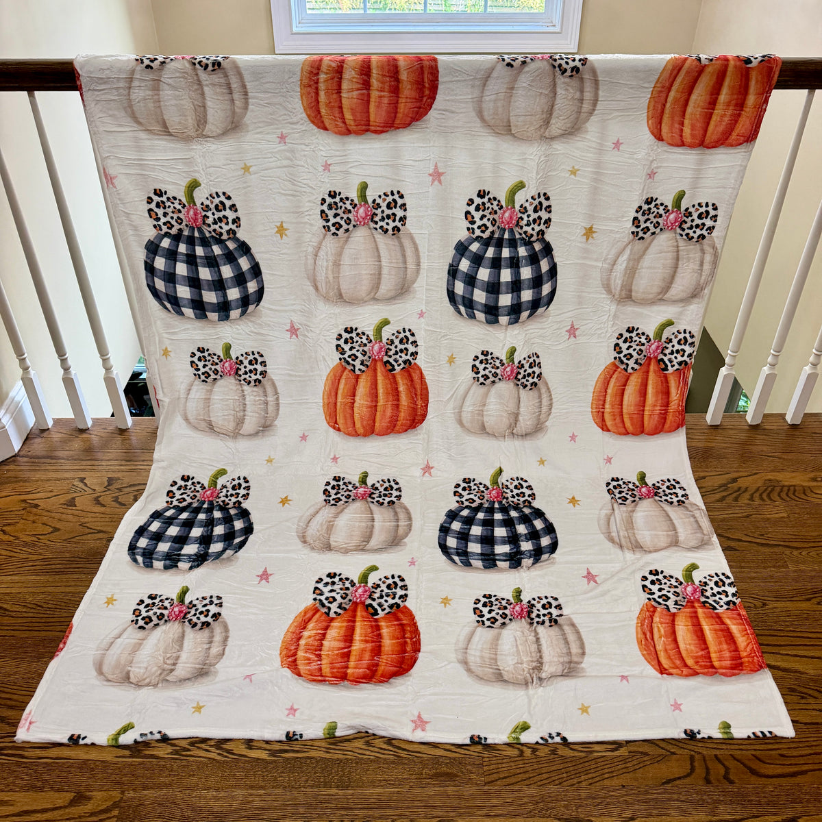 Blanket Halloween #31 - Bow Pumpkin