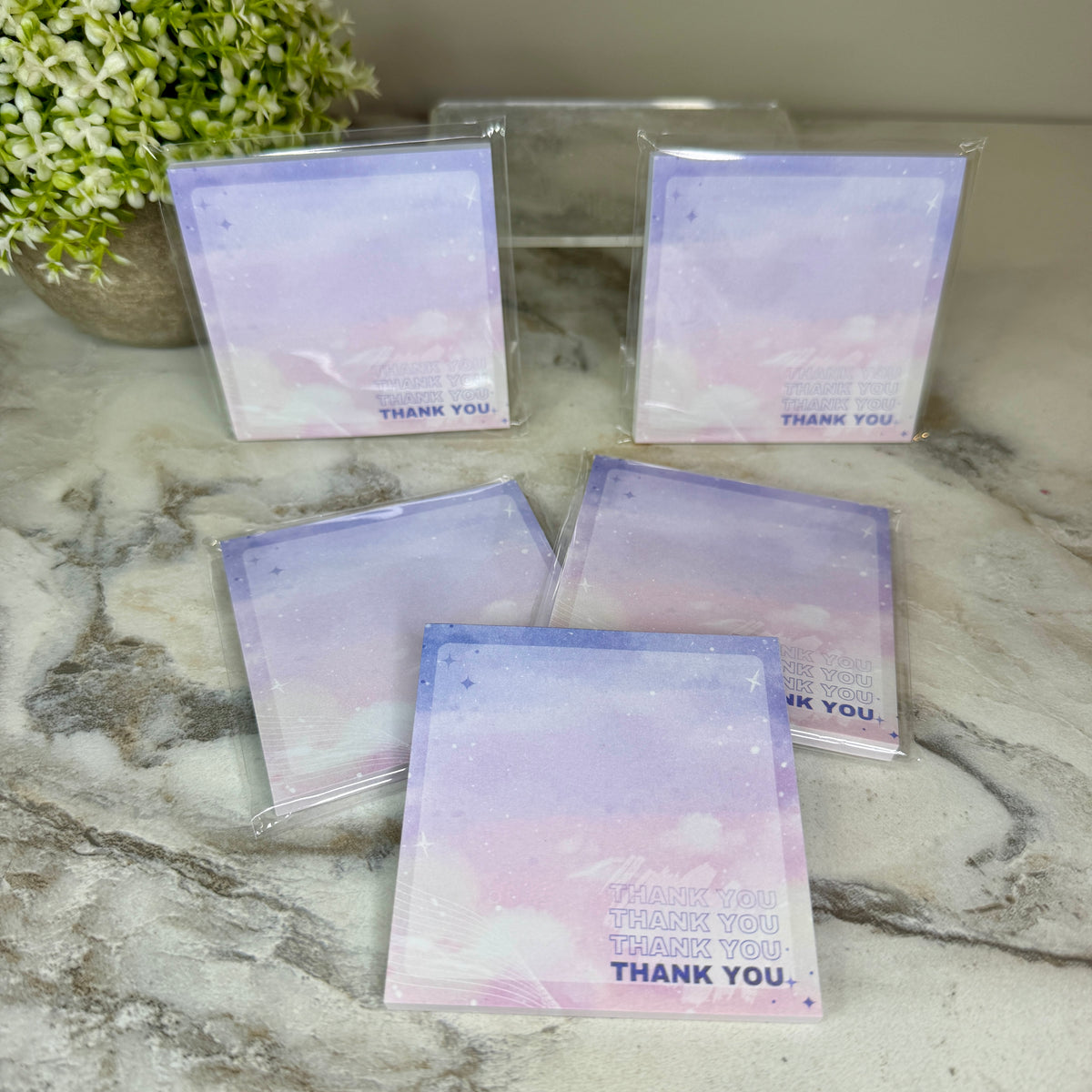 The Sticky Note Collection - Thank You Purple
