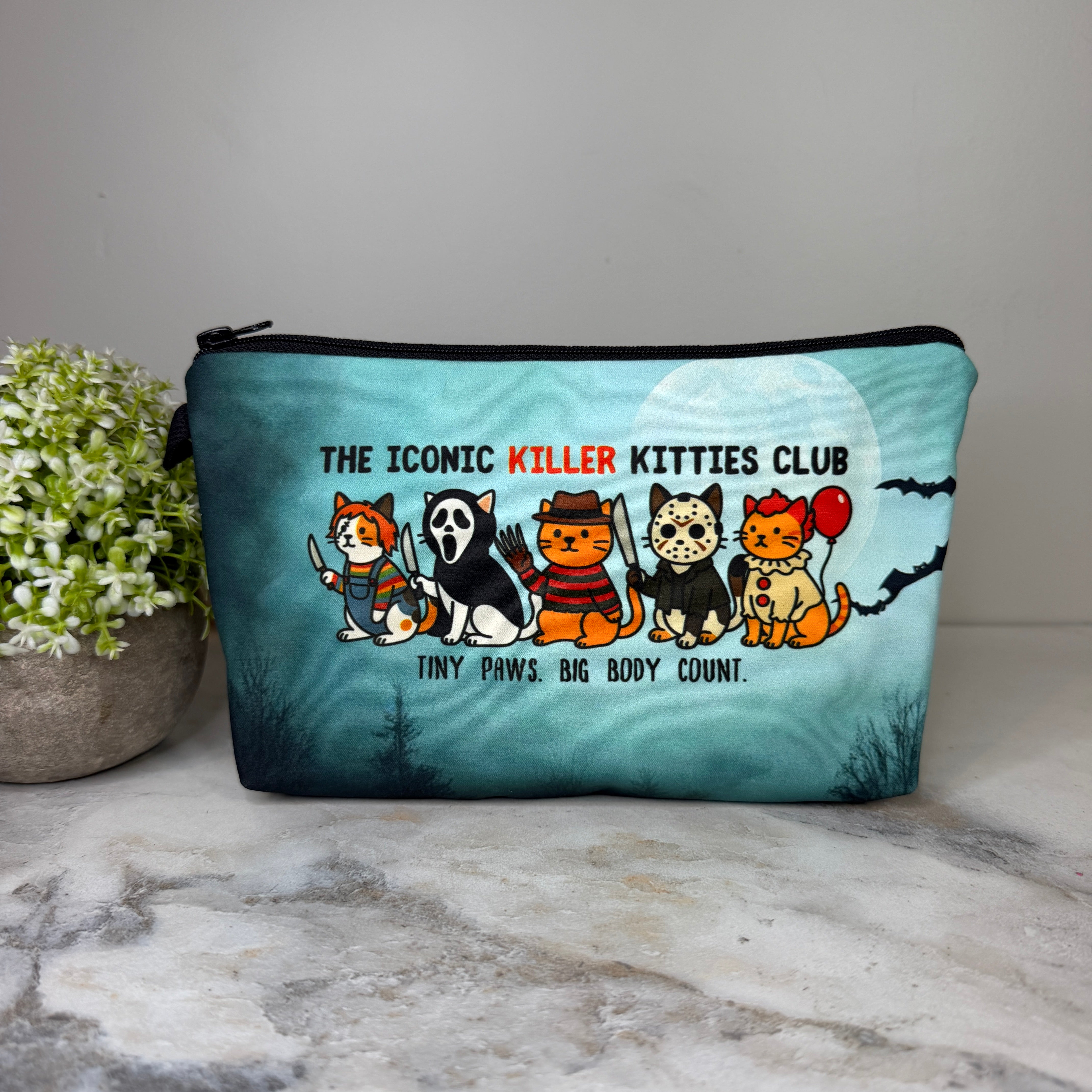 Pouch - Halloween Fall - Movie Killers Cat Kitties