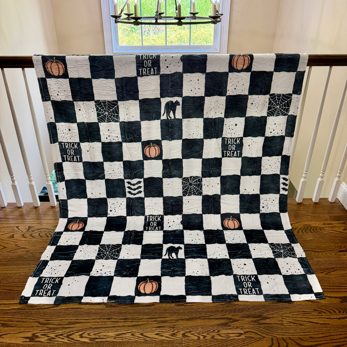 Blanket Halloween #5 - Checkered Halloween