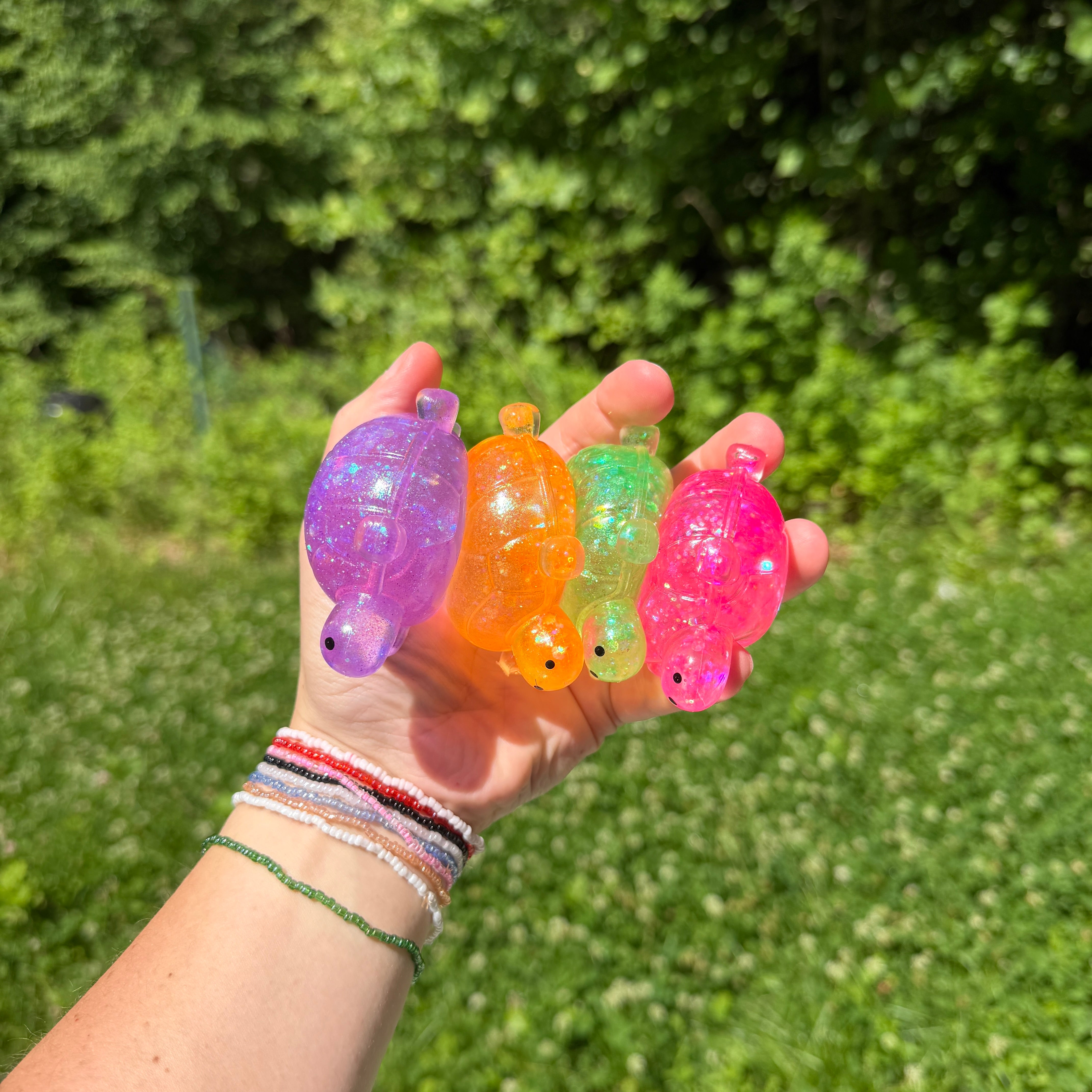 Squishy Toy - Glitter Turtle