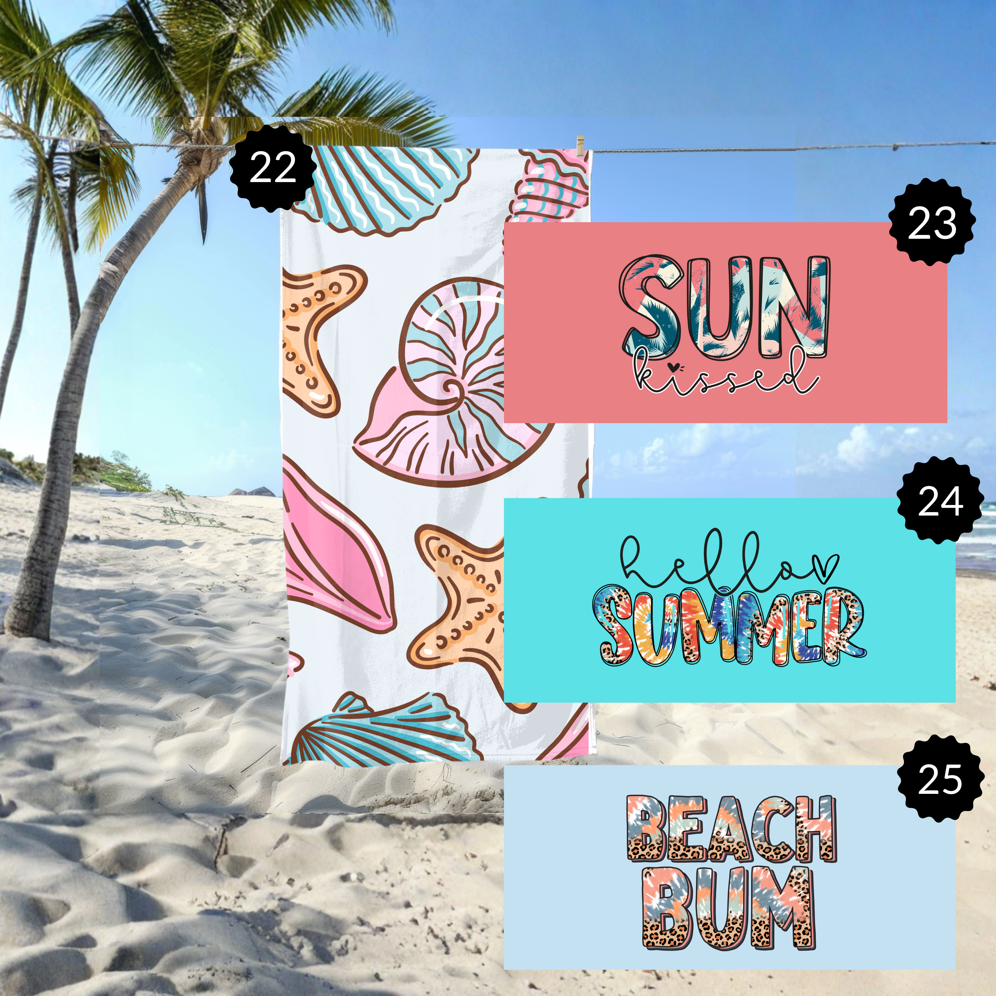 Beach Towel - Style 5 - PREORDER ends 7/4