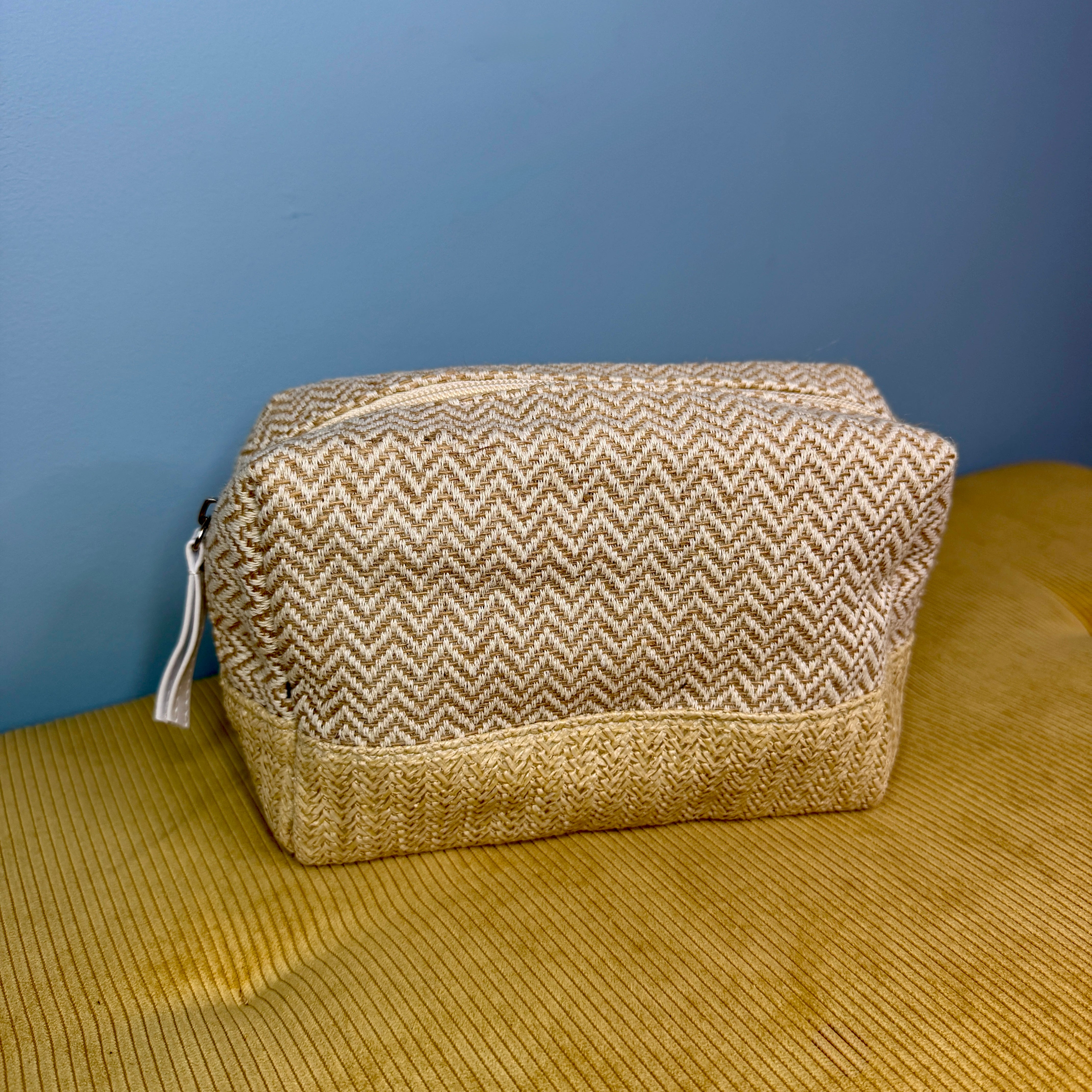 Travel Pouch - Chevron Neutrals