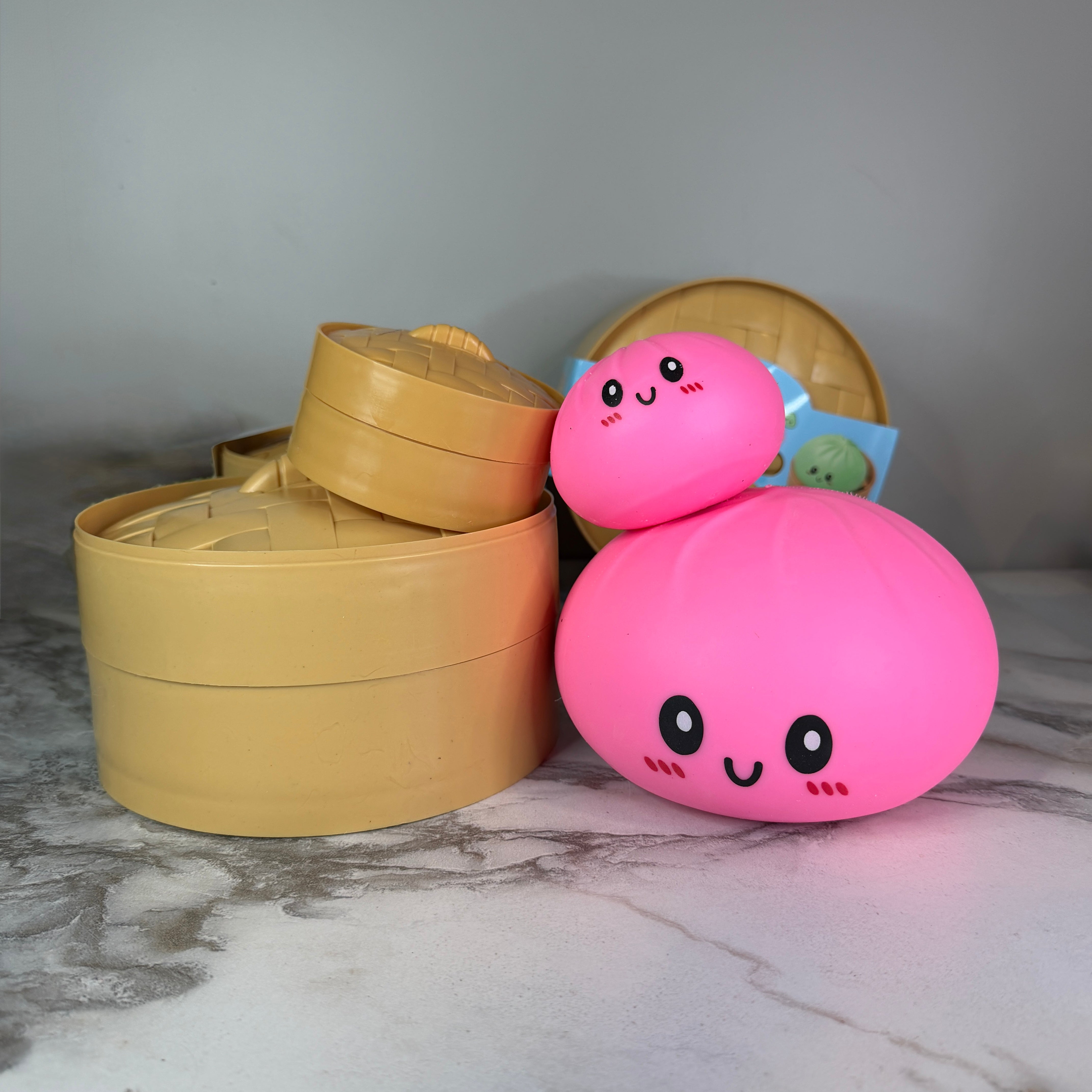 Squishy Toy - XL Jumbo Dumpling, Quick Squeeze Solid