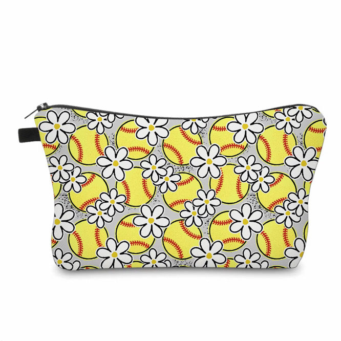 Pouch - Softball Daisy Floral
