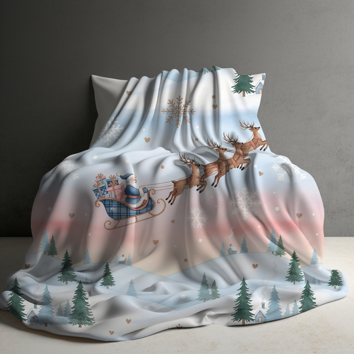 Blanket Christmas #10 - Santa Sleigh - PREORDER