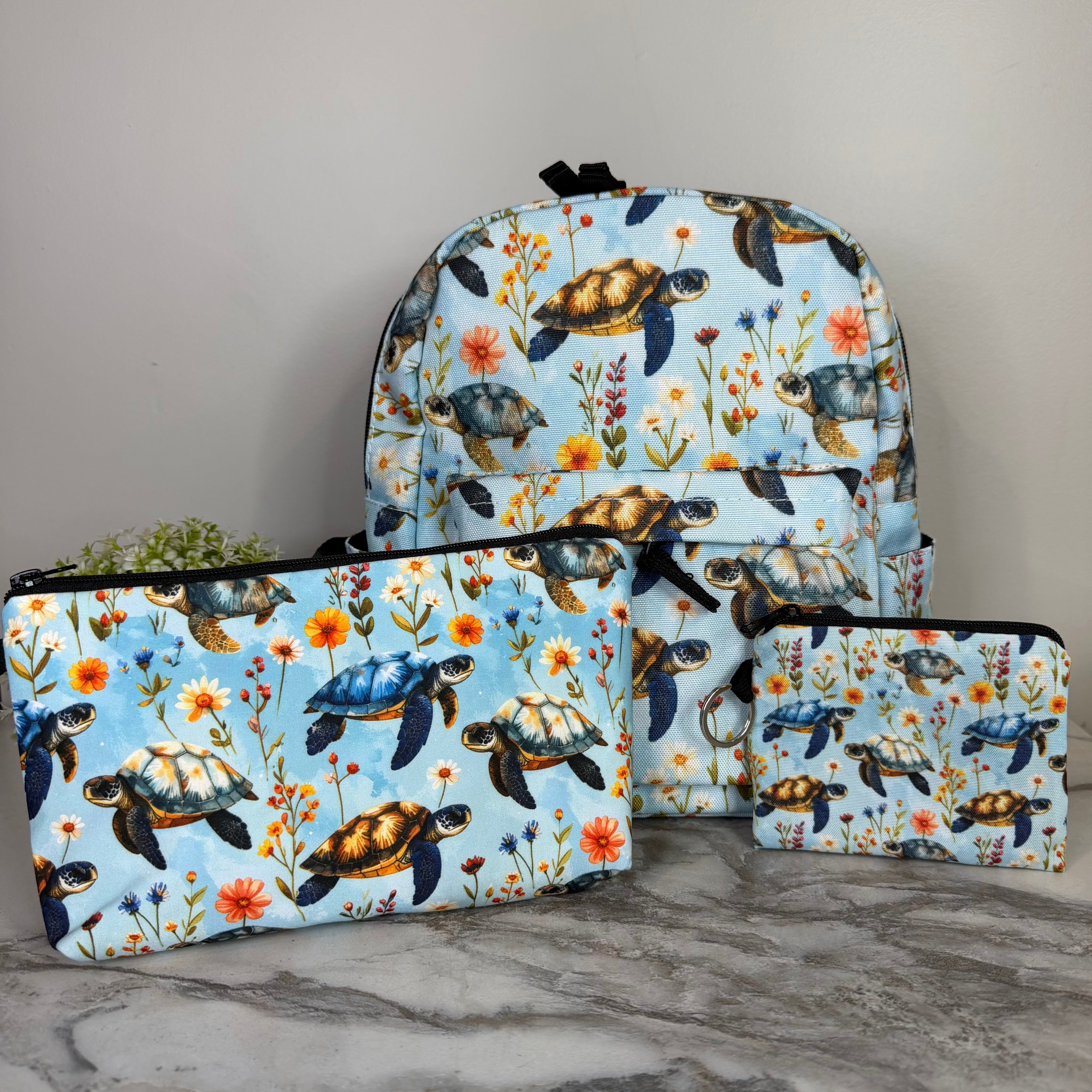 Bundled Set - Floral Turtle