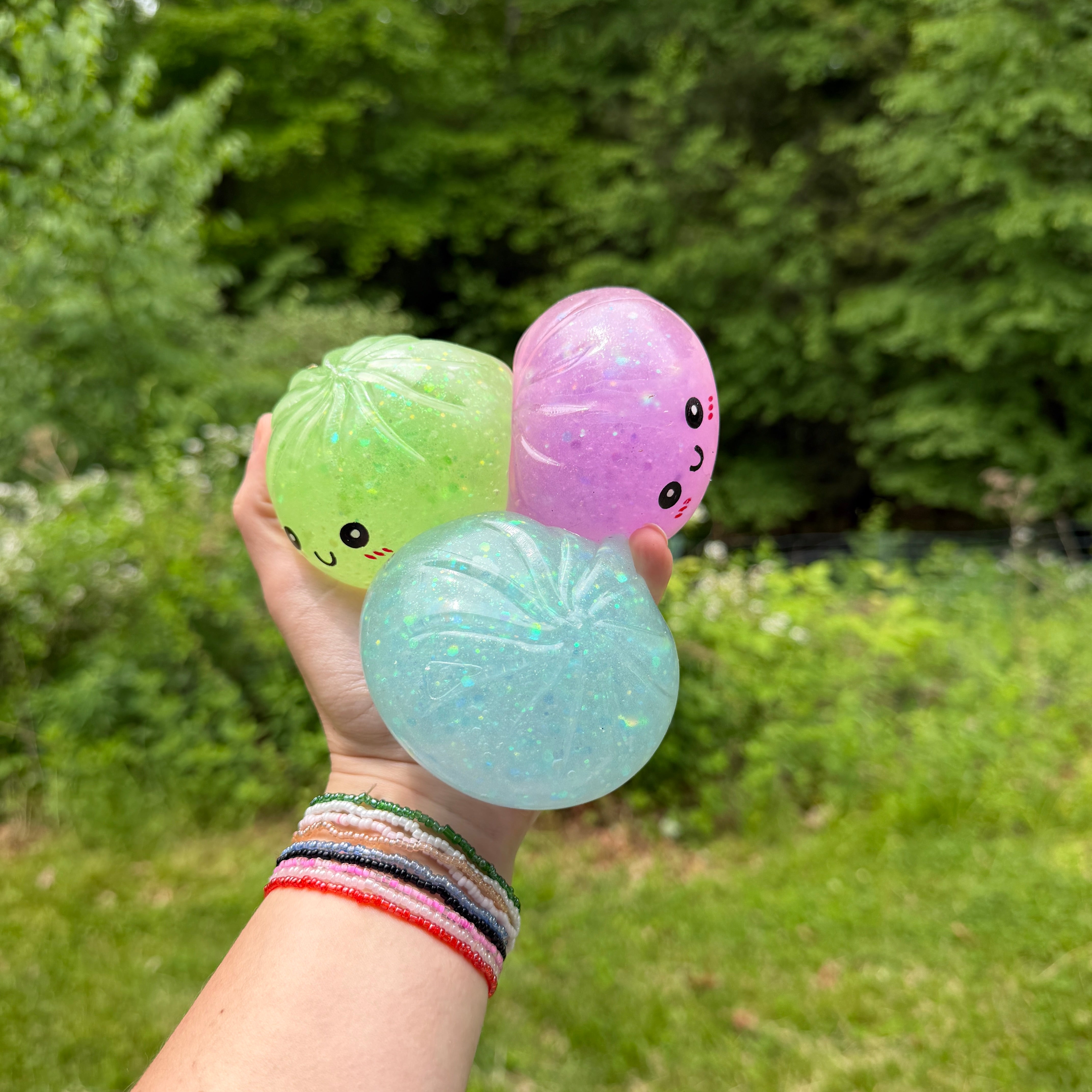 Squishy Toy - Viral Dumpling, Glow In The Dark - PREORDER