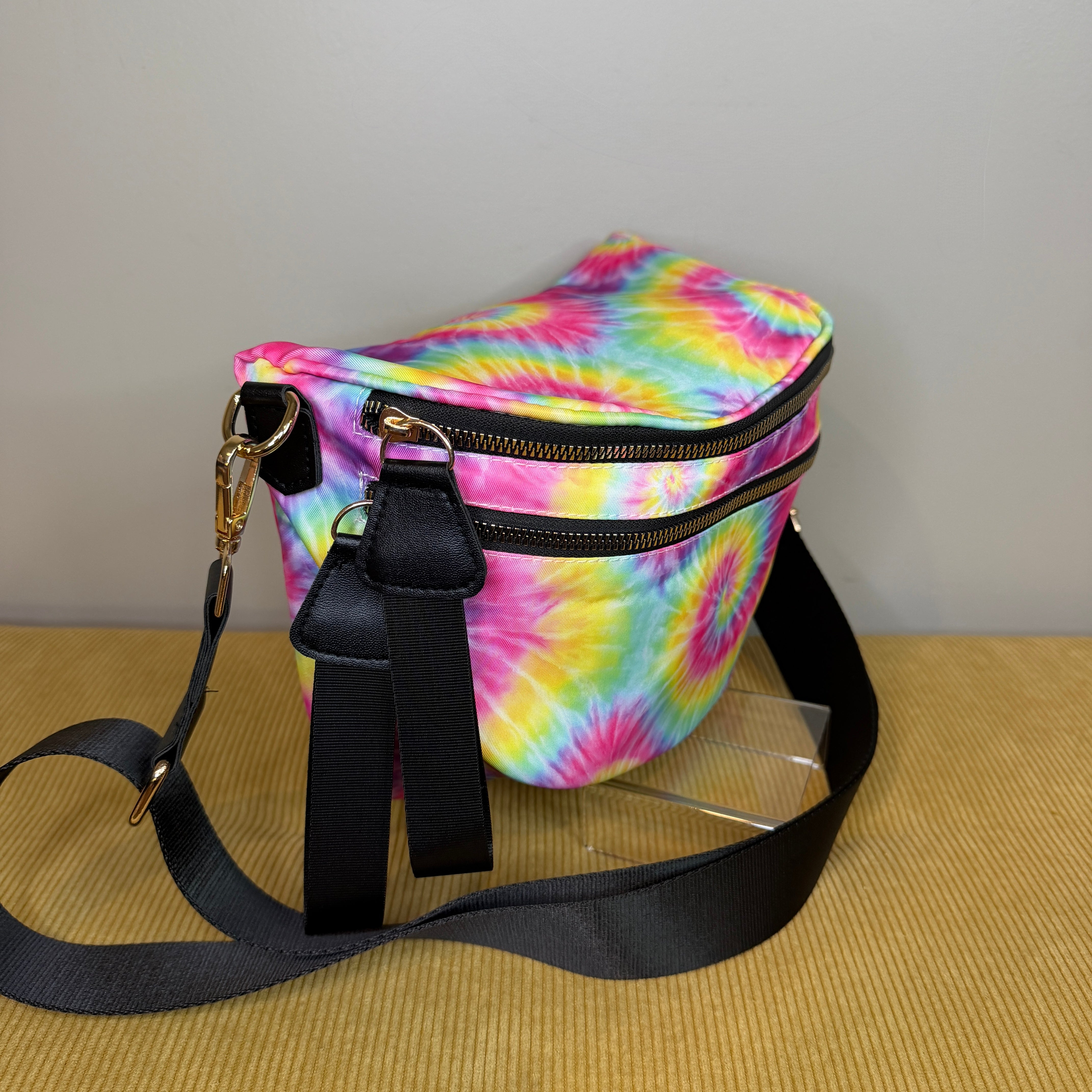 The Roni Nylon Crossbody - Tie Dye Swirl