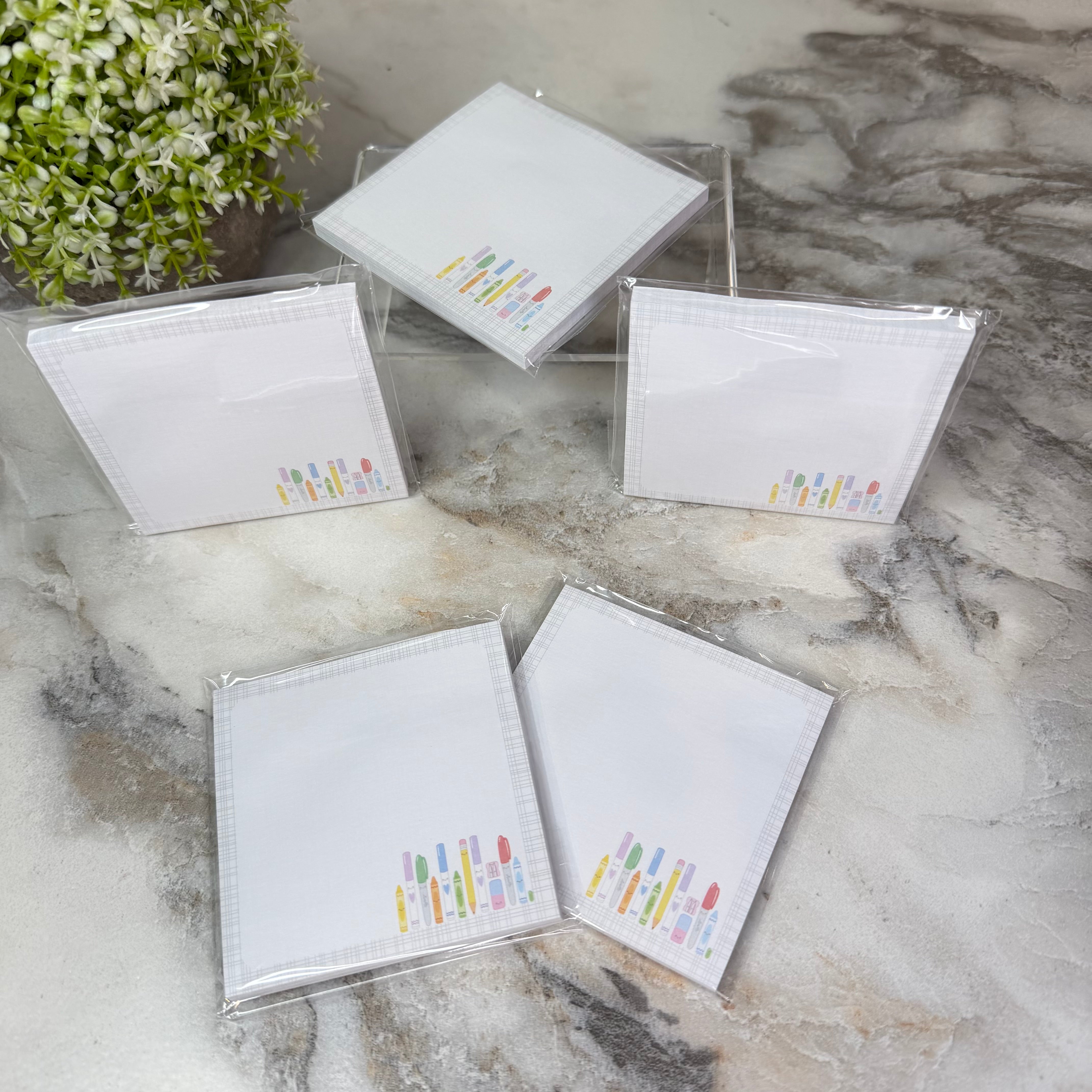 The Sticky Note Collection - Teach Teacher Writing Pen Pencil Utensils