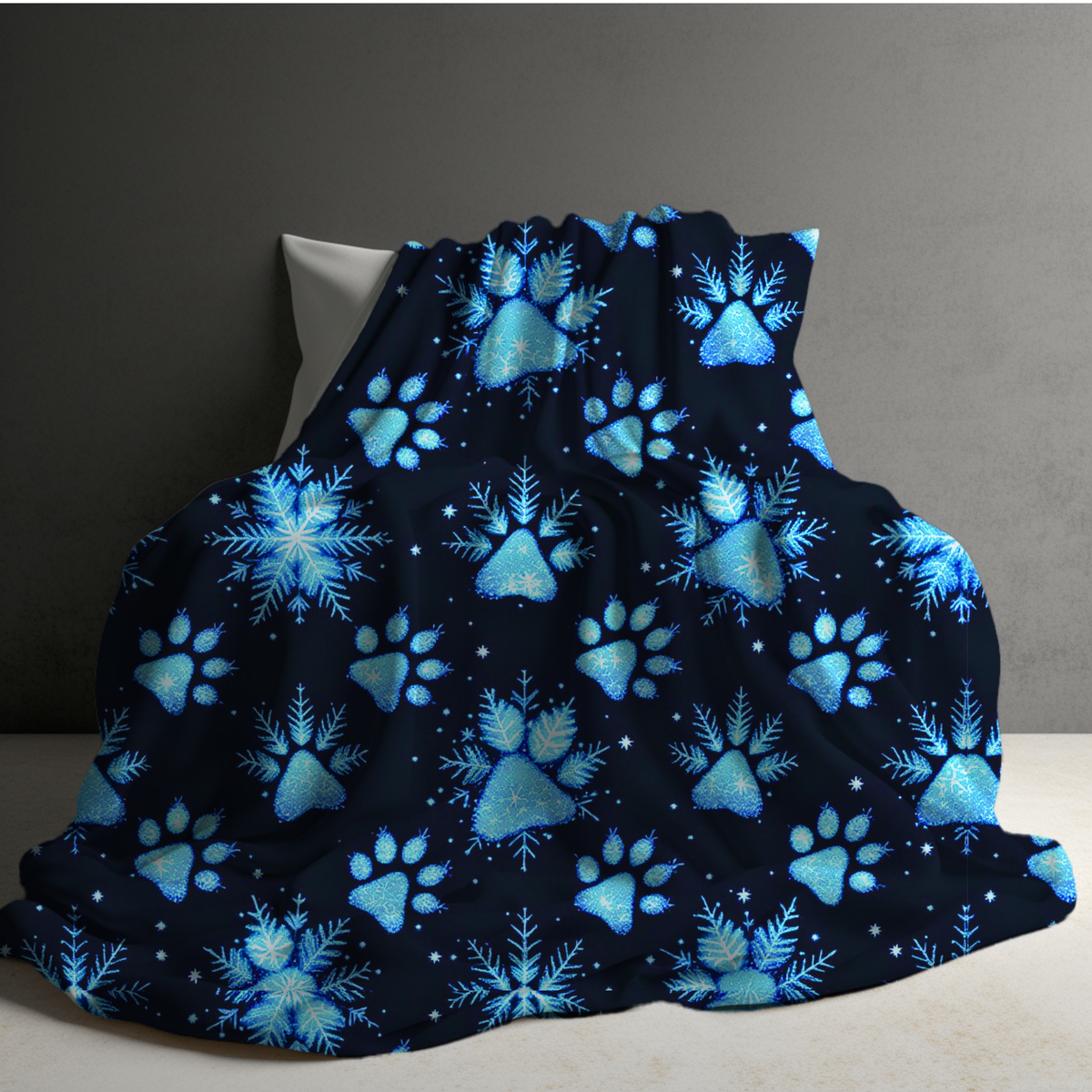 Blanket Christmas #32 - Paw Snowflake - PREORDER