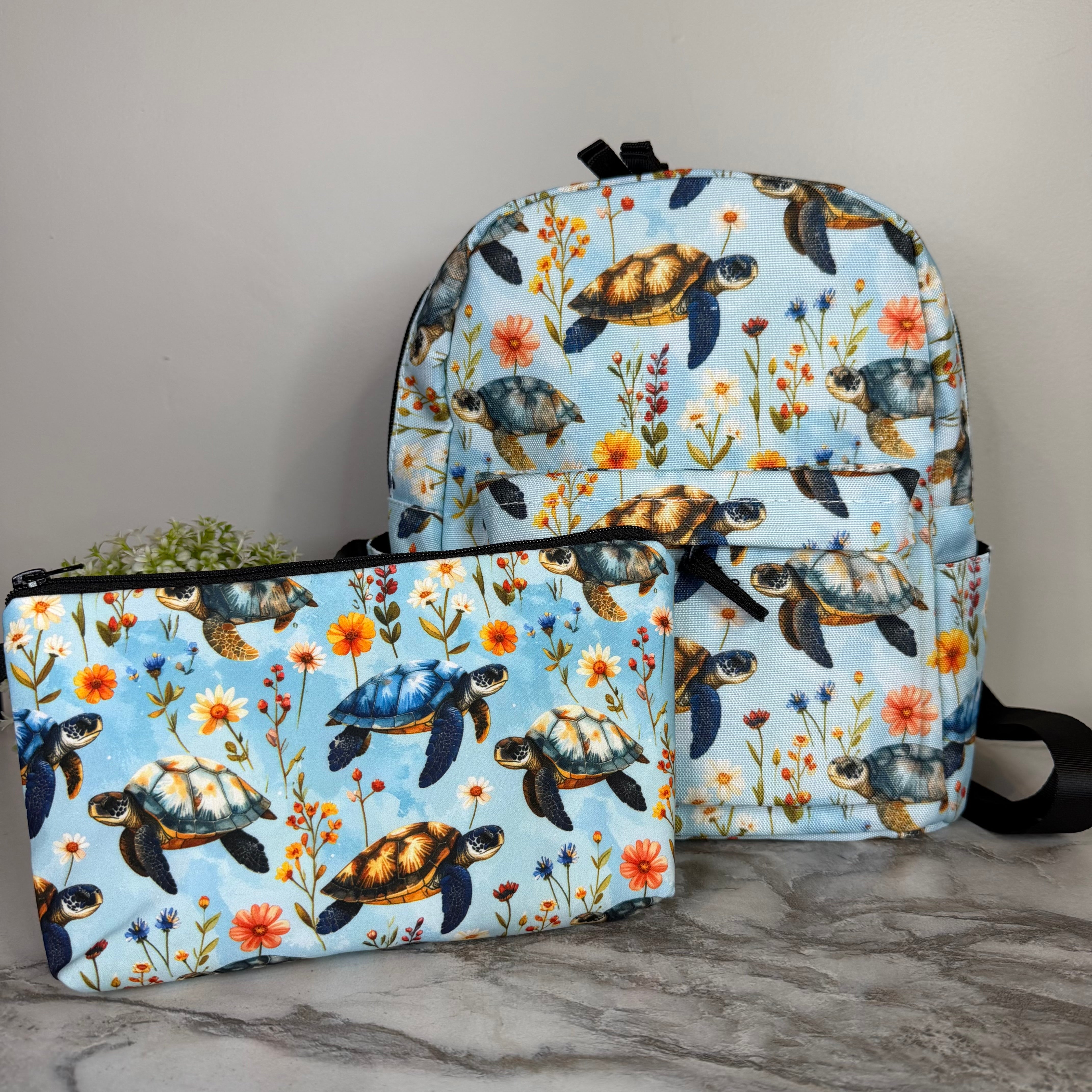 Bundled Set - Floral Turtle