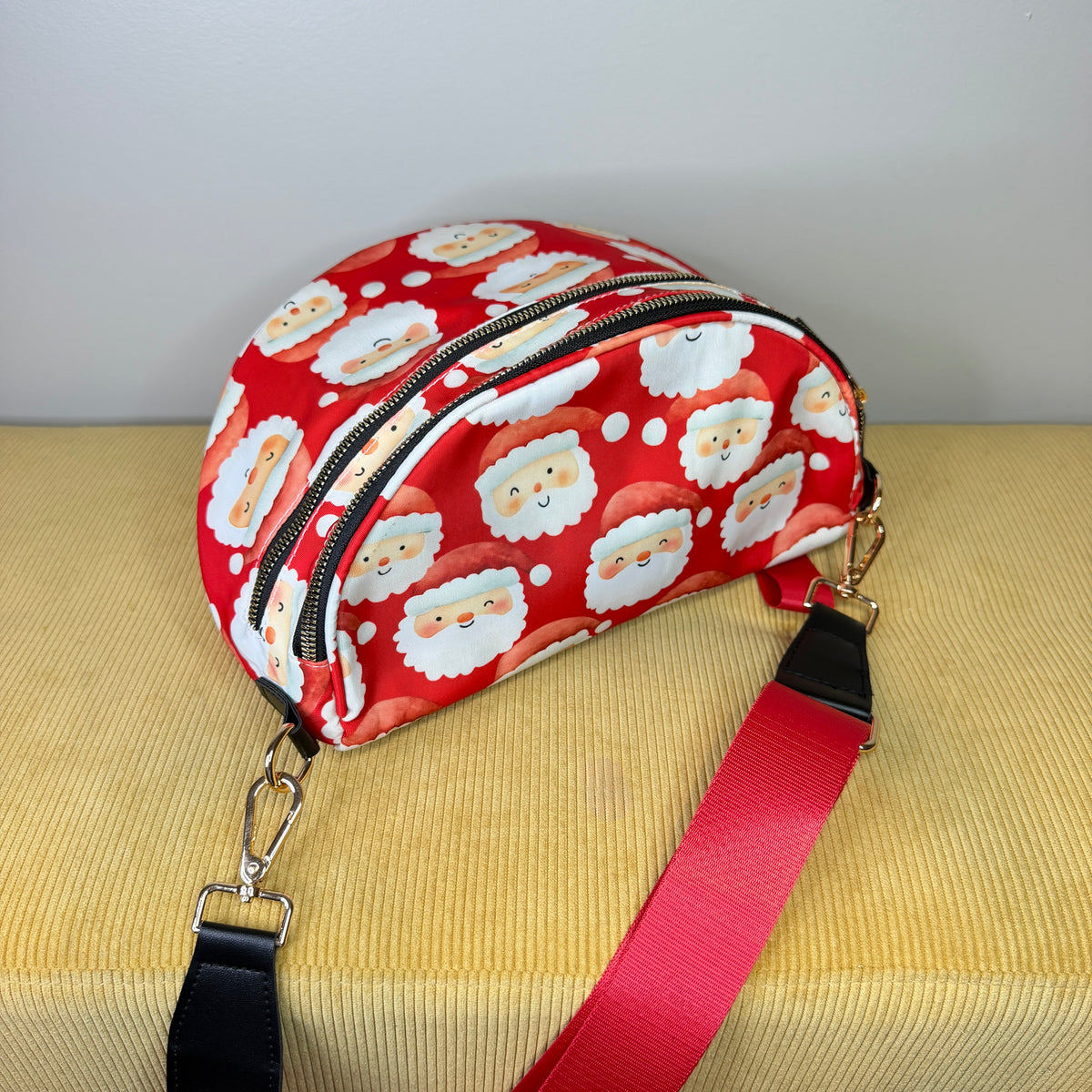 The Roni Nylon Crossbody - Christmas - Santa