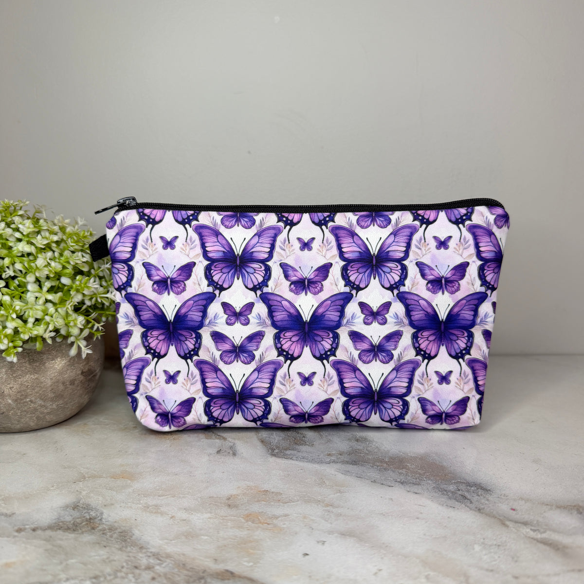 Pouch - Butterfly Purple