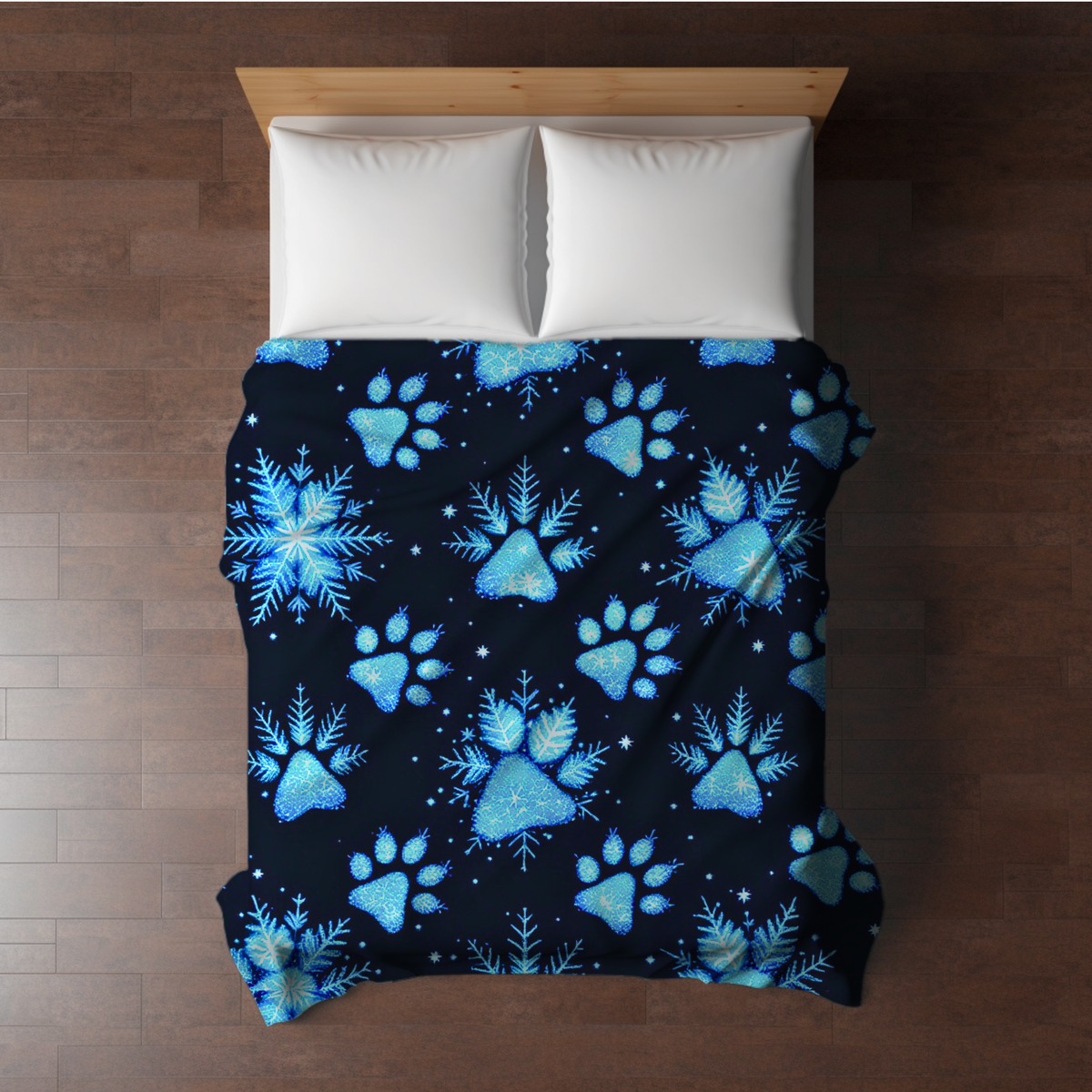 Blanket Christmas #32 - Paw Snowflake - PREORDER