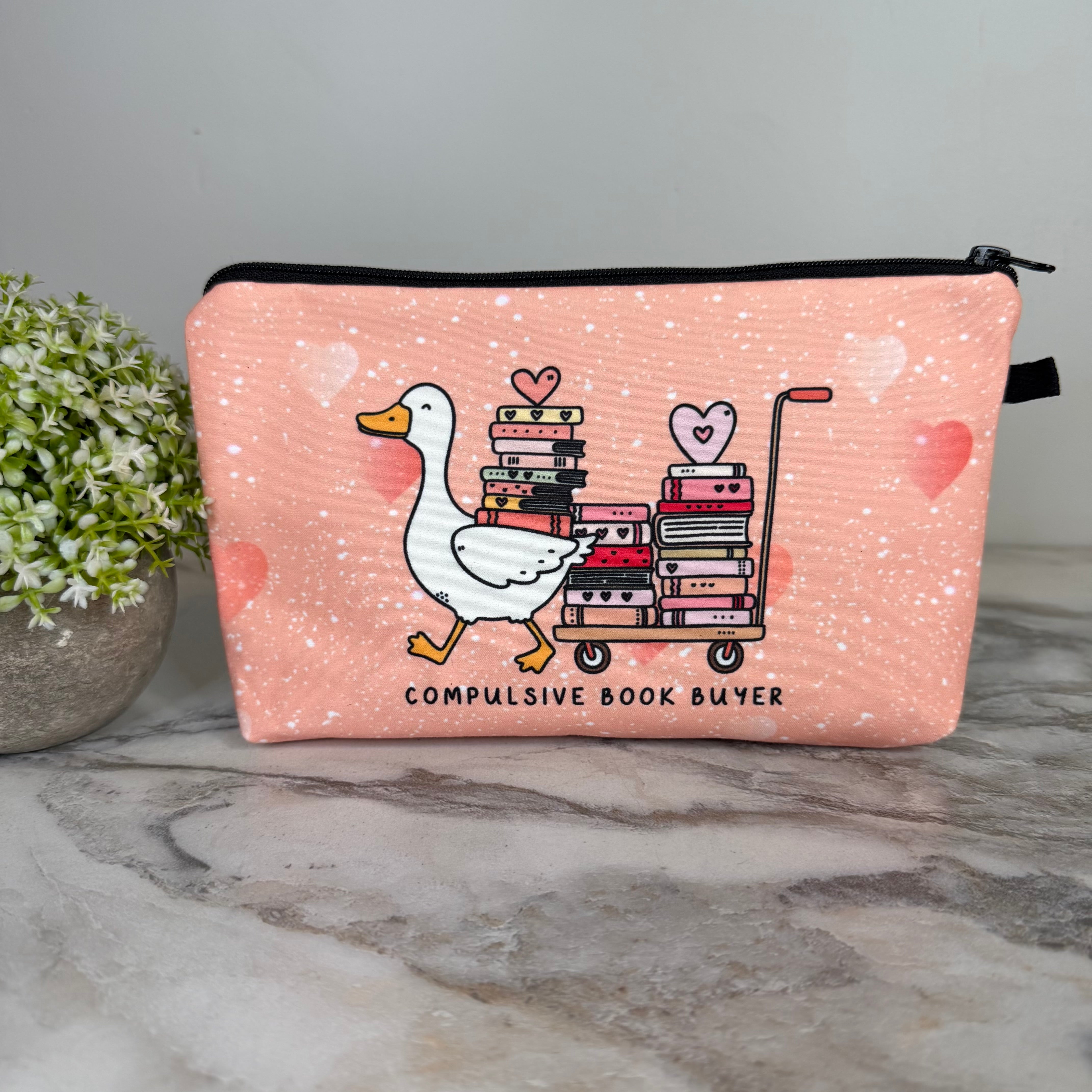 Pouch - Goose Book Compulsive Book Buyer