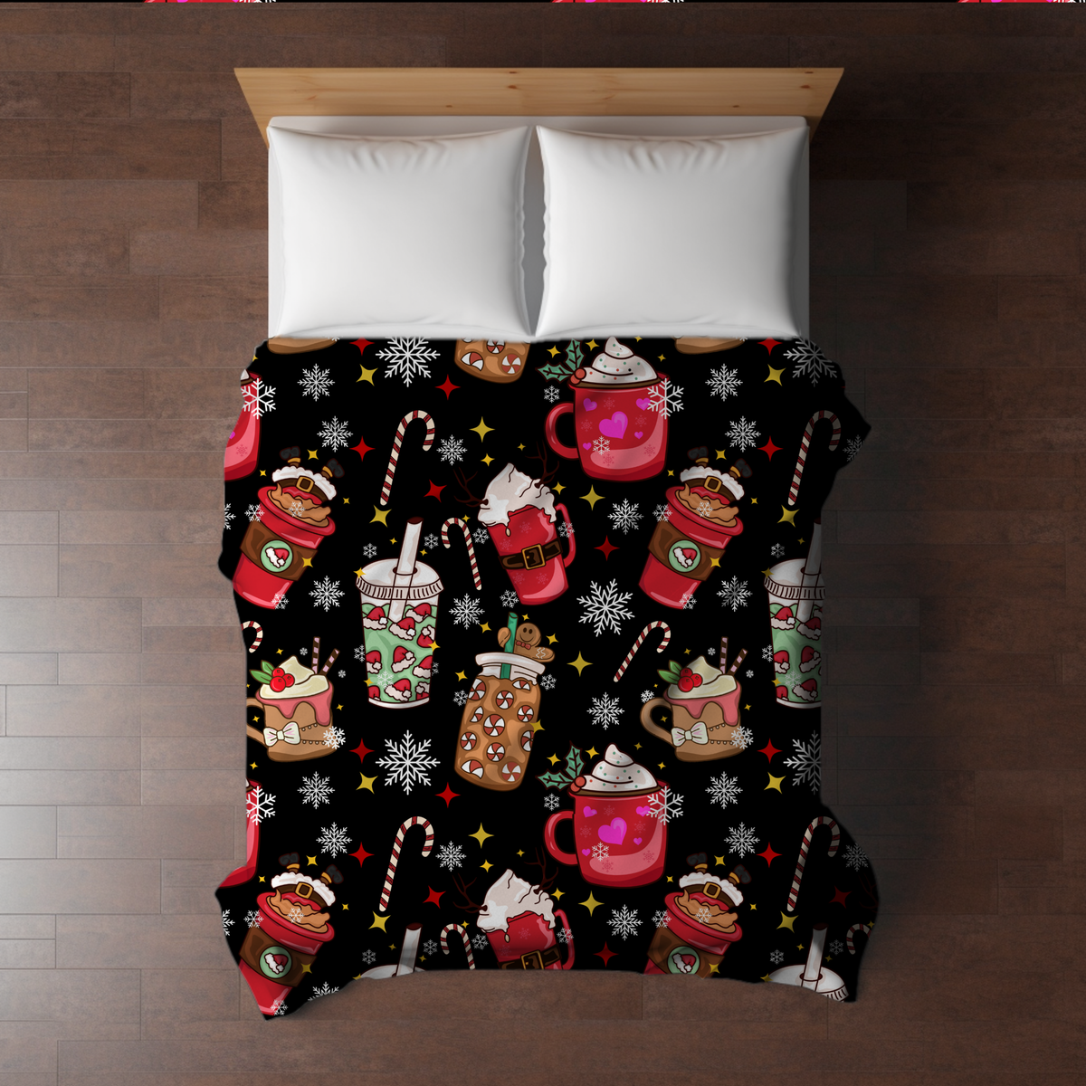 Blanket Christmas #9 - Coffee & Candy Canes - PREORDER