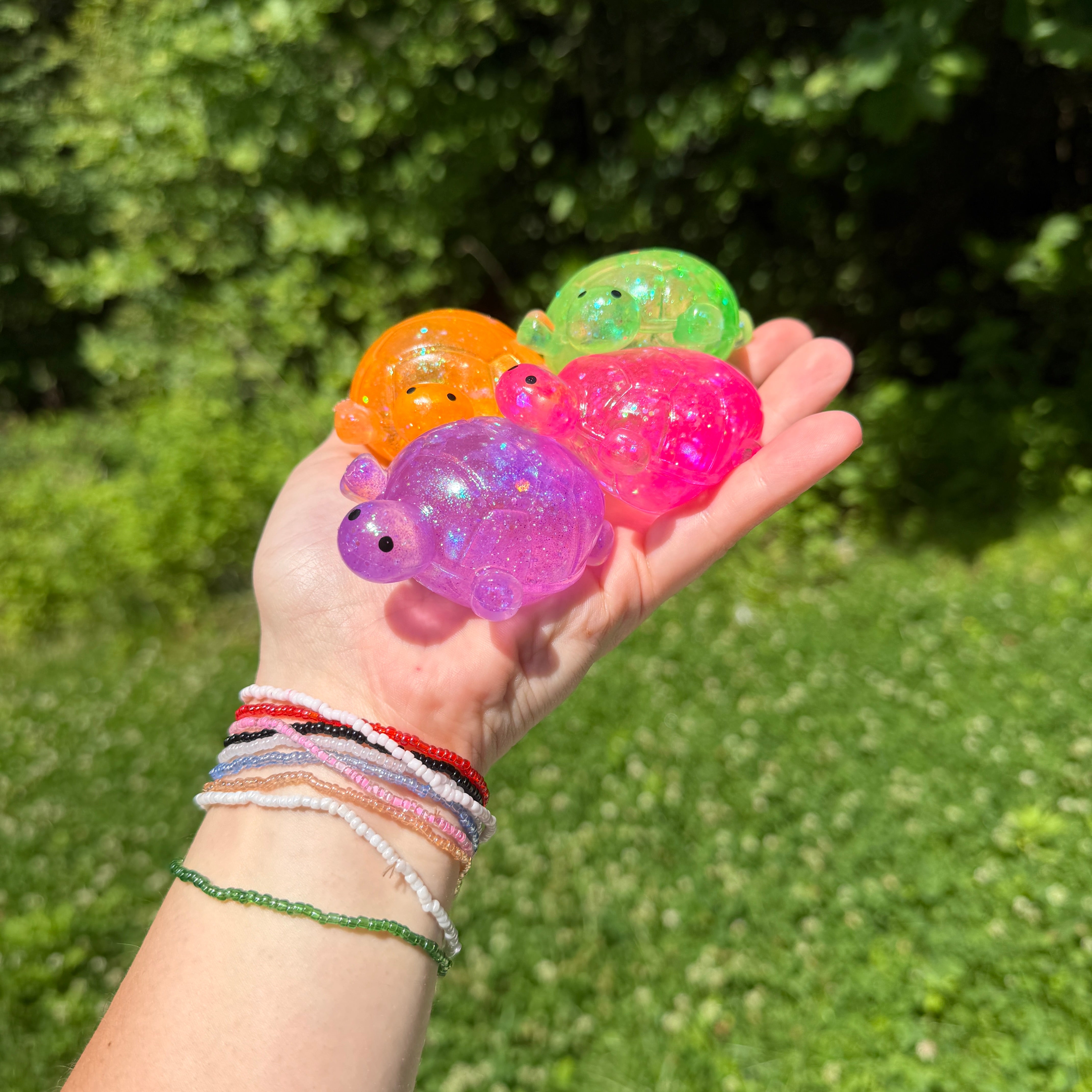 Squishy Toy - Glitter Turtle