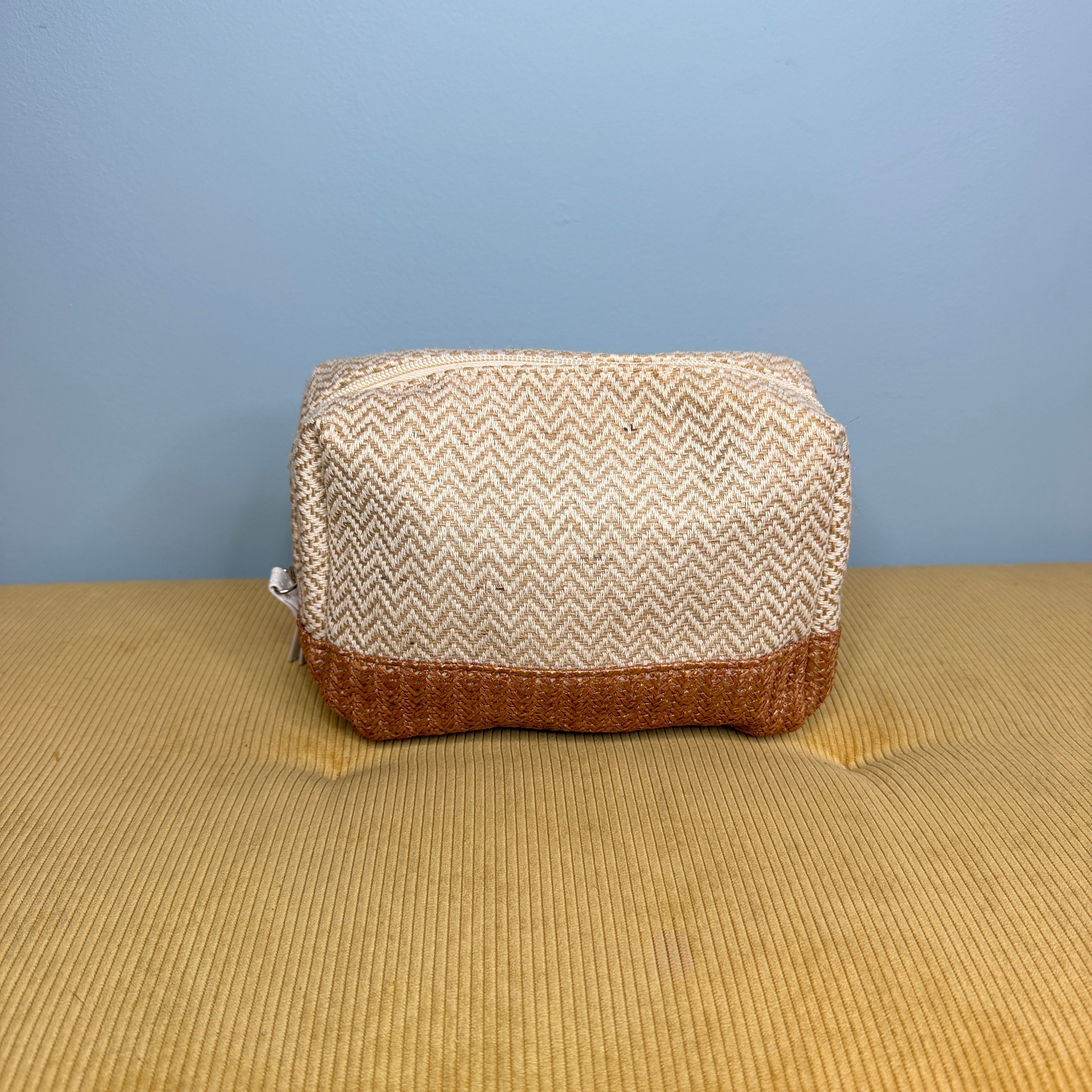 Travel Pouch - Chevron Neutrals