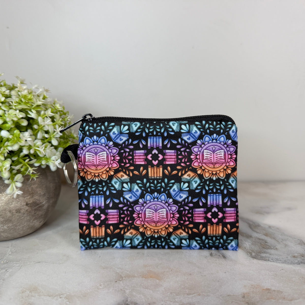Mini Pouch - Book Mandala
