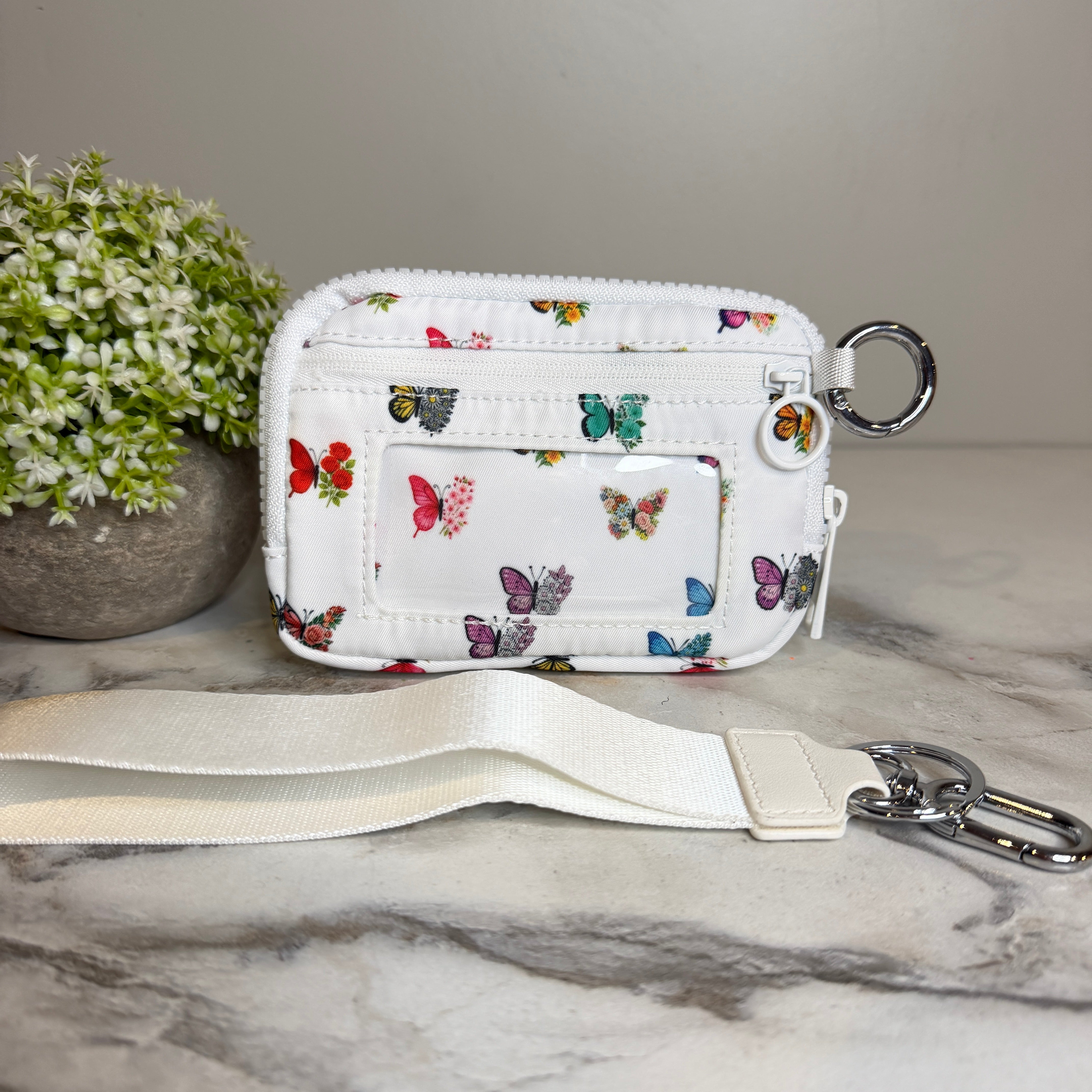 Rue - Nylon Wristlet Wallet - Butterfly