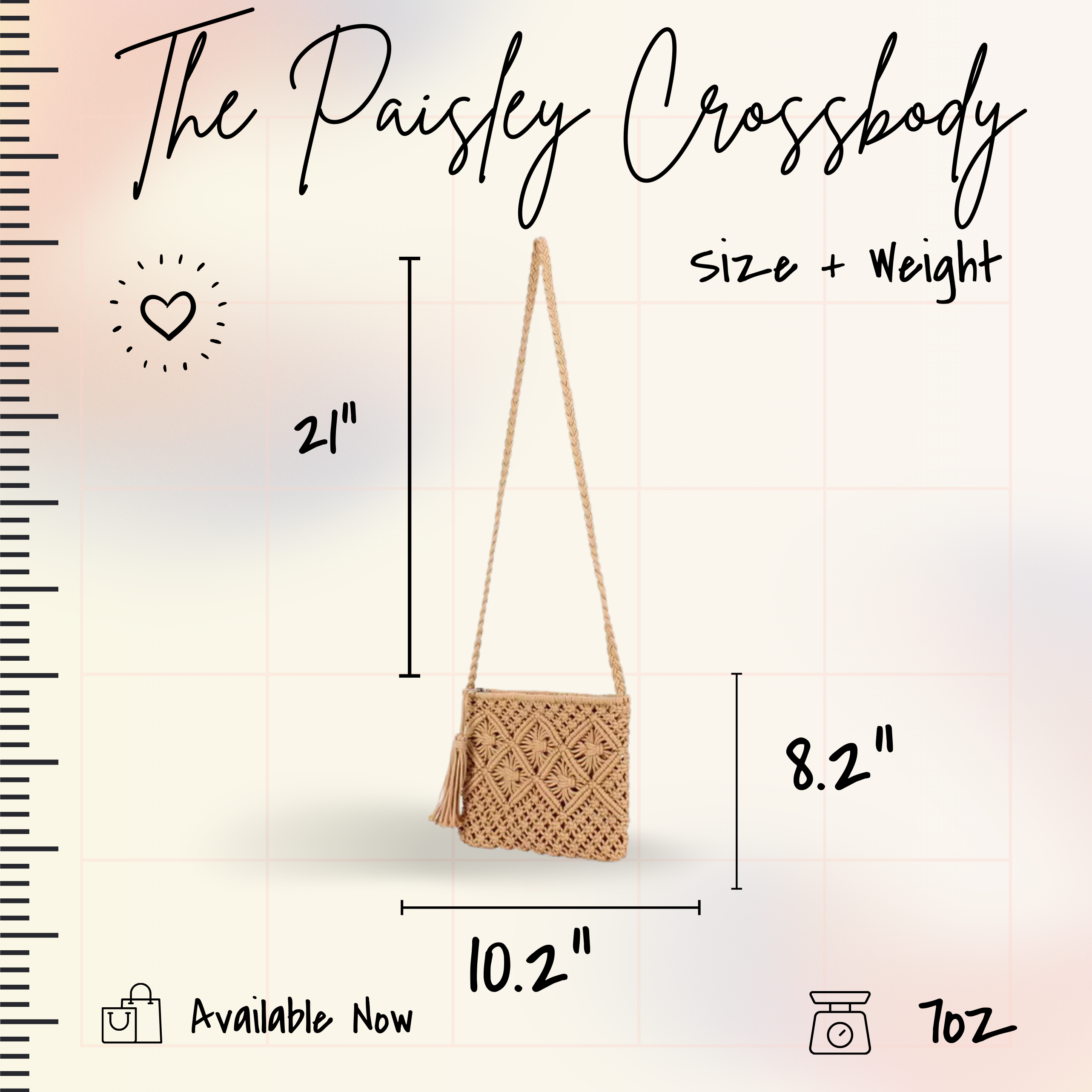 Paisley - Woven Crossbody - PREORDER