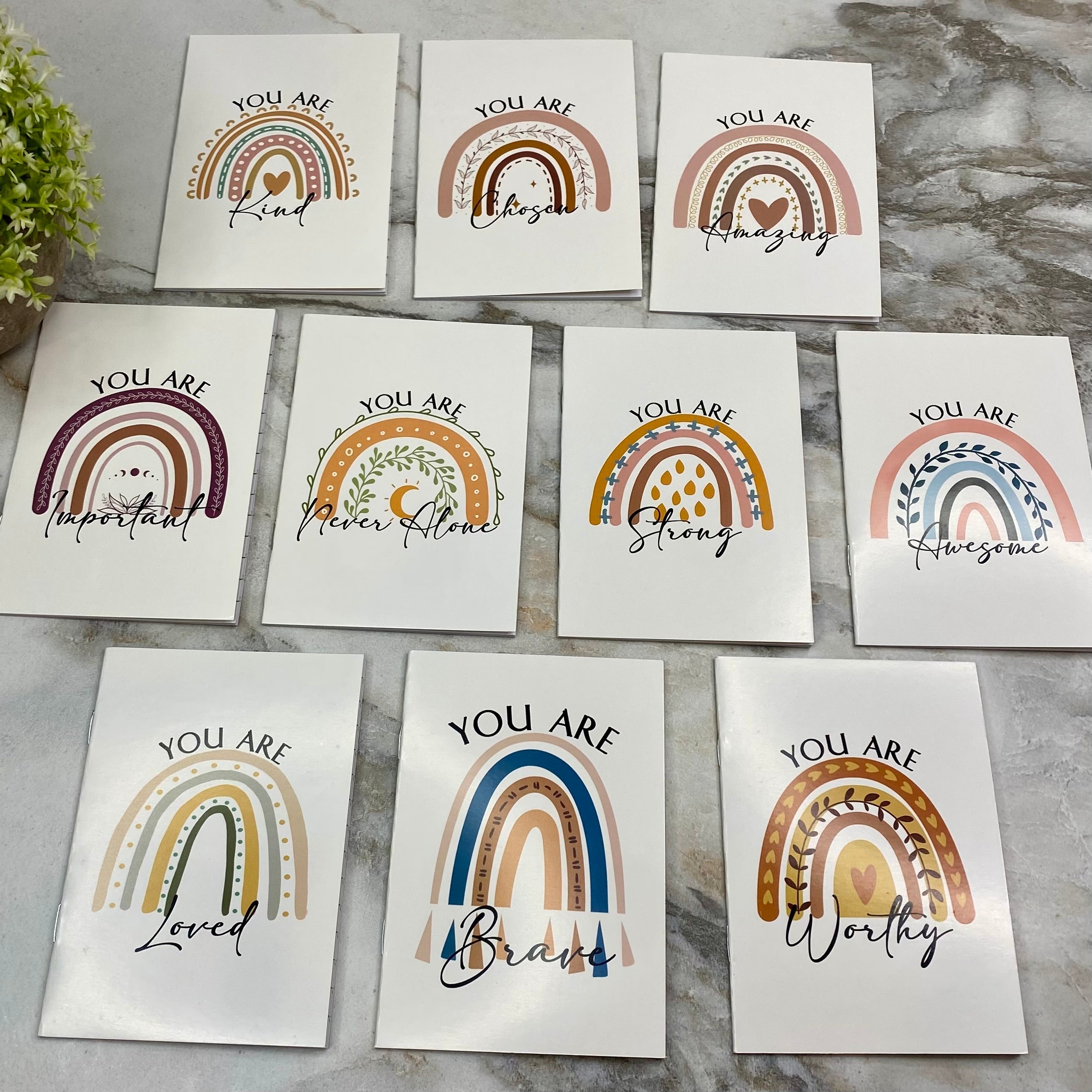 Mini Notebooks - You Are Inspirational Messages