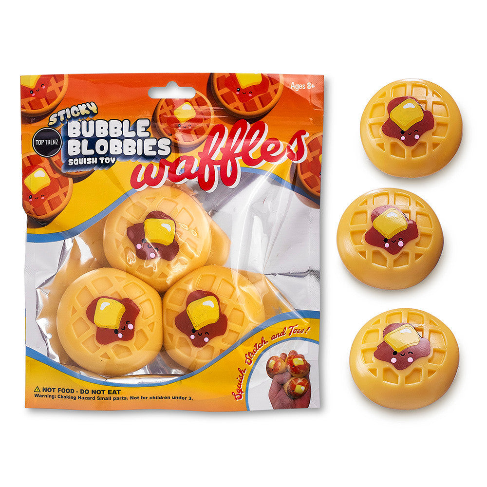 Sticky Bubble Blobbies Toy - Waffle