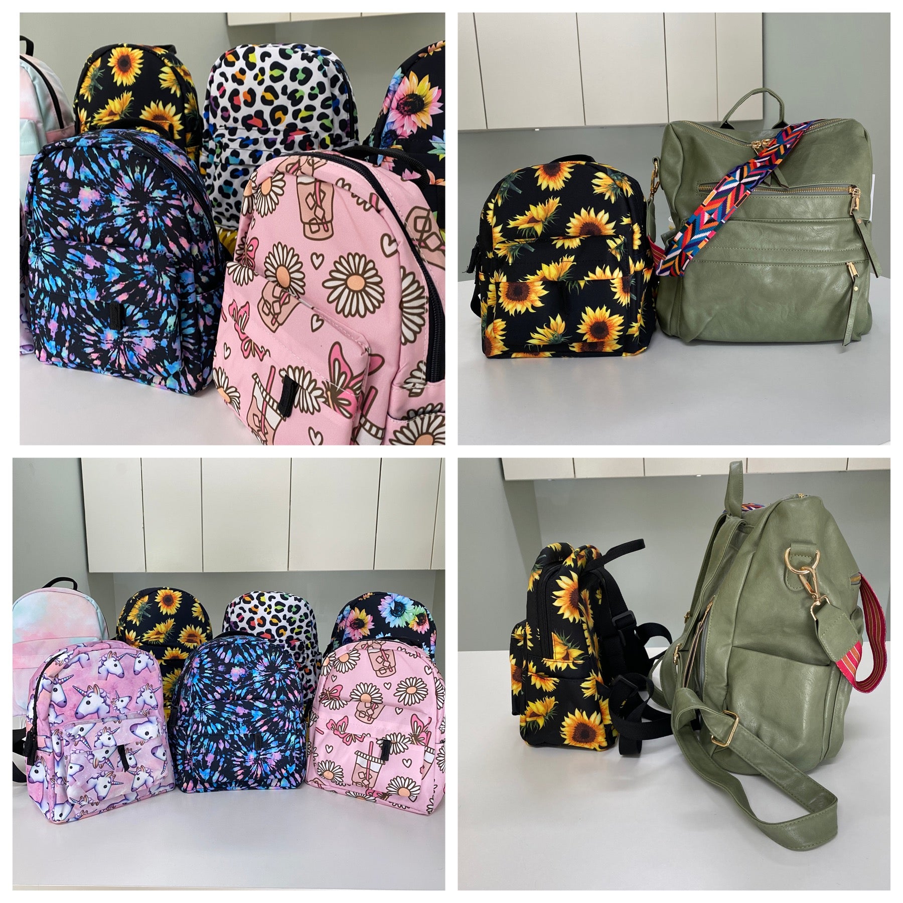 Mini Backpack - Solid Black